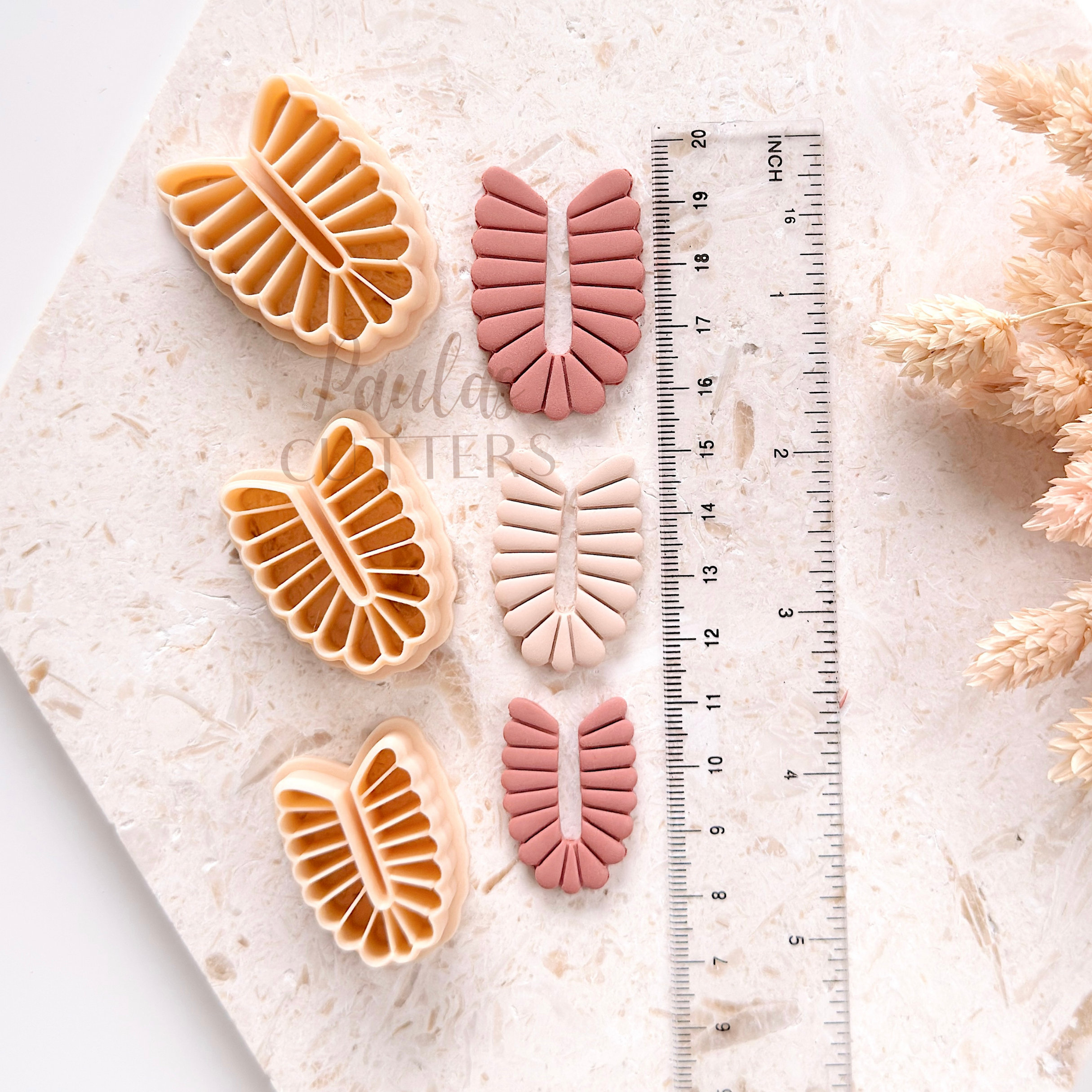 Polymer Clay Cutter, Leaf Shapes, Detailed Earring Cutter Tool, Clay Cutters for Jewelry Making, G-23