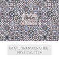 Papier transfert pour pâte polymère – Feuille hydrosoluble TP-455