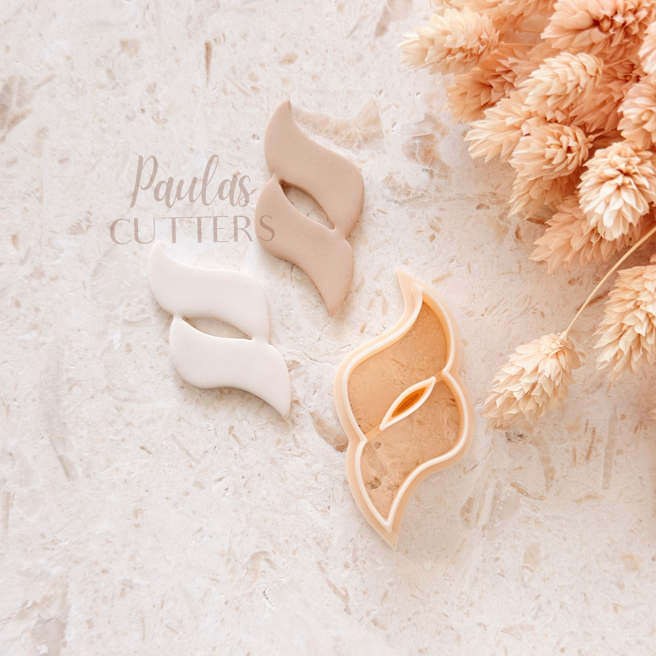 Polymer Clay Cutter, Abstract Leaf Shape, Earring Cutter Tool, Clay Cutter for Jewelry Making, A-08