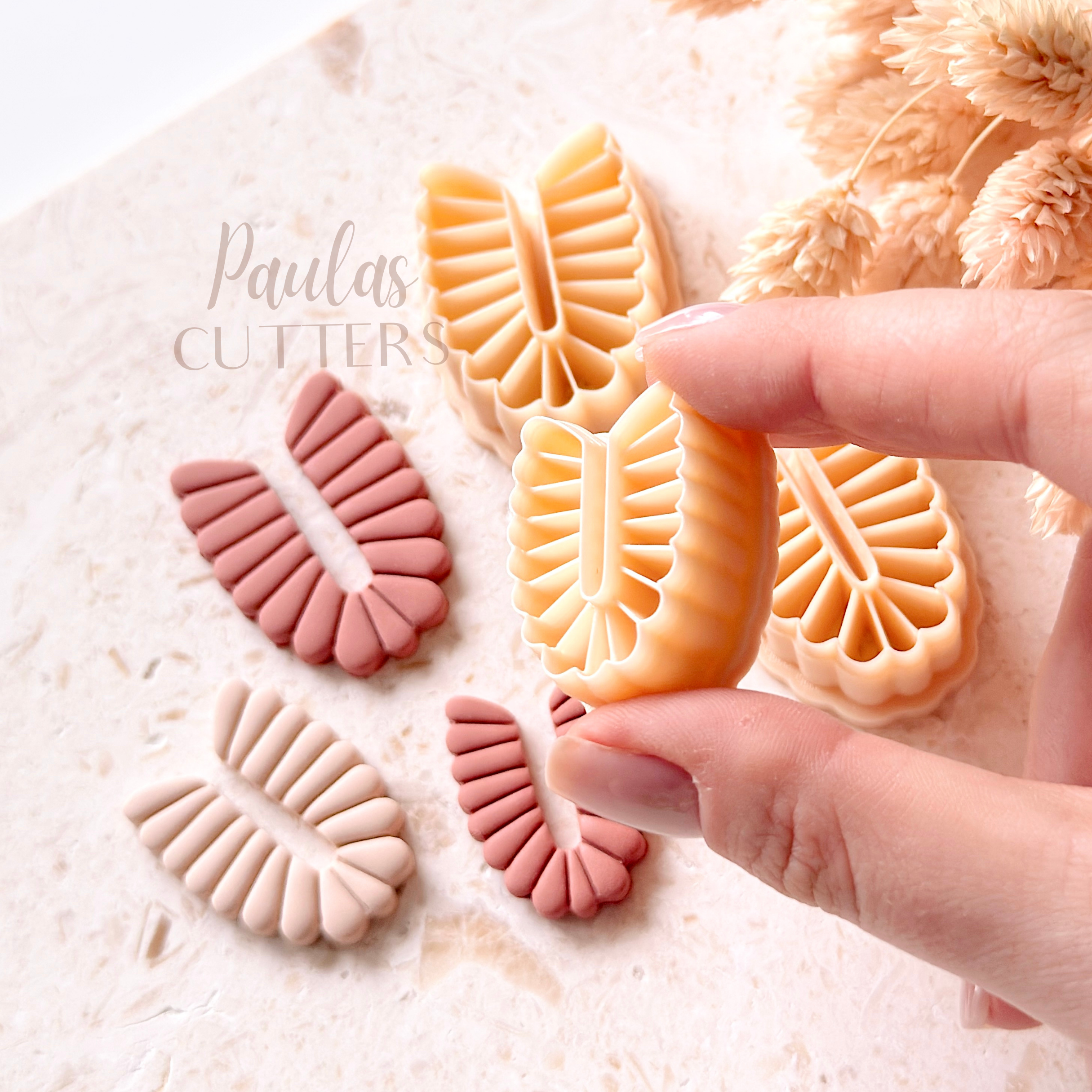 Polymer Clay Cutter, Leaf Shapes, Detailed Earring Cutter Tool, Clay Cutters for Jewelry Making, G-23