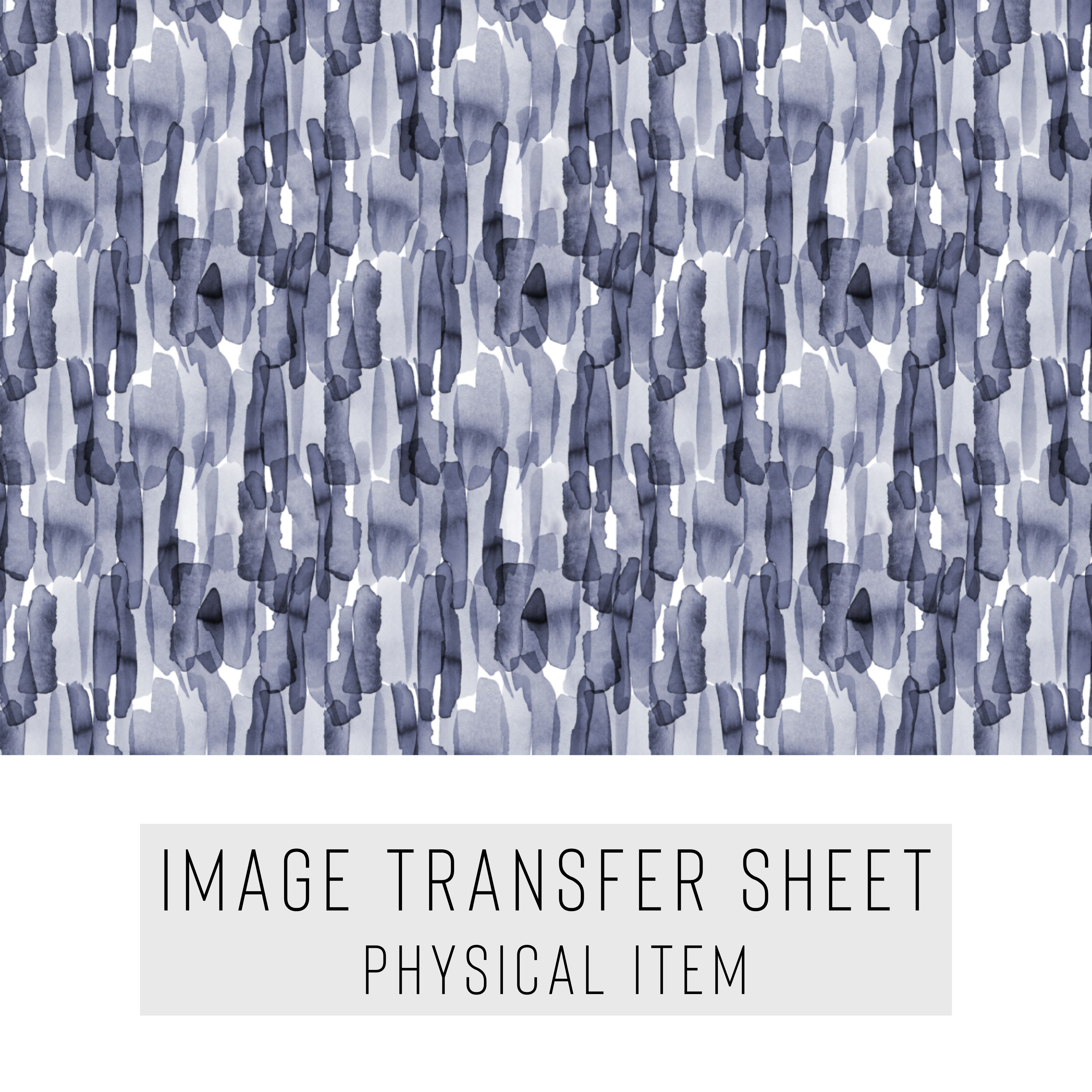 High quality water-soluble transfer paper applied on polymer clay, vibrant detailed pattern