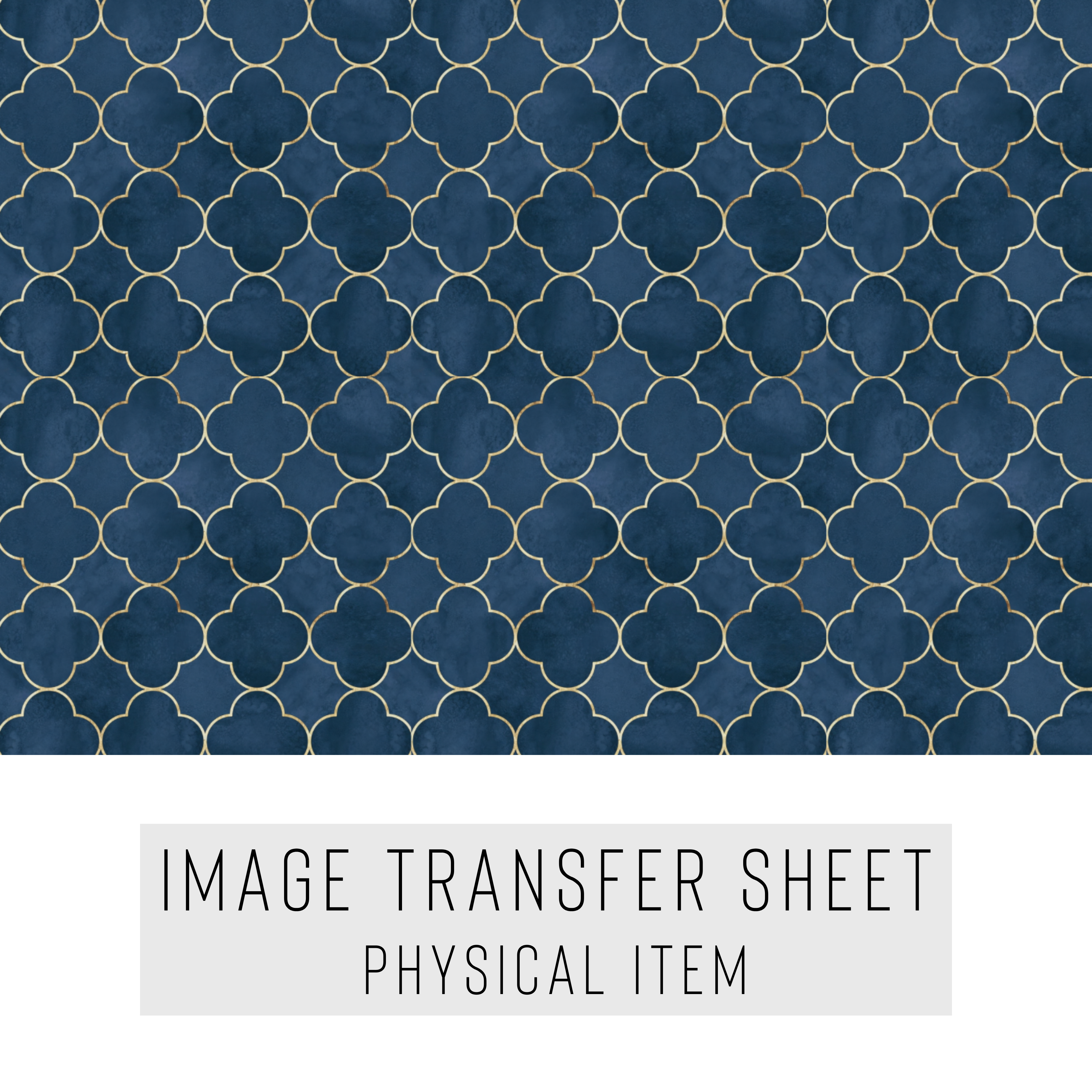 High quality water-soluble transfer paper applied on polymer clay, vibrant detailed pattern