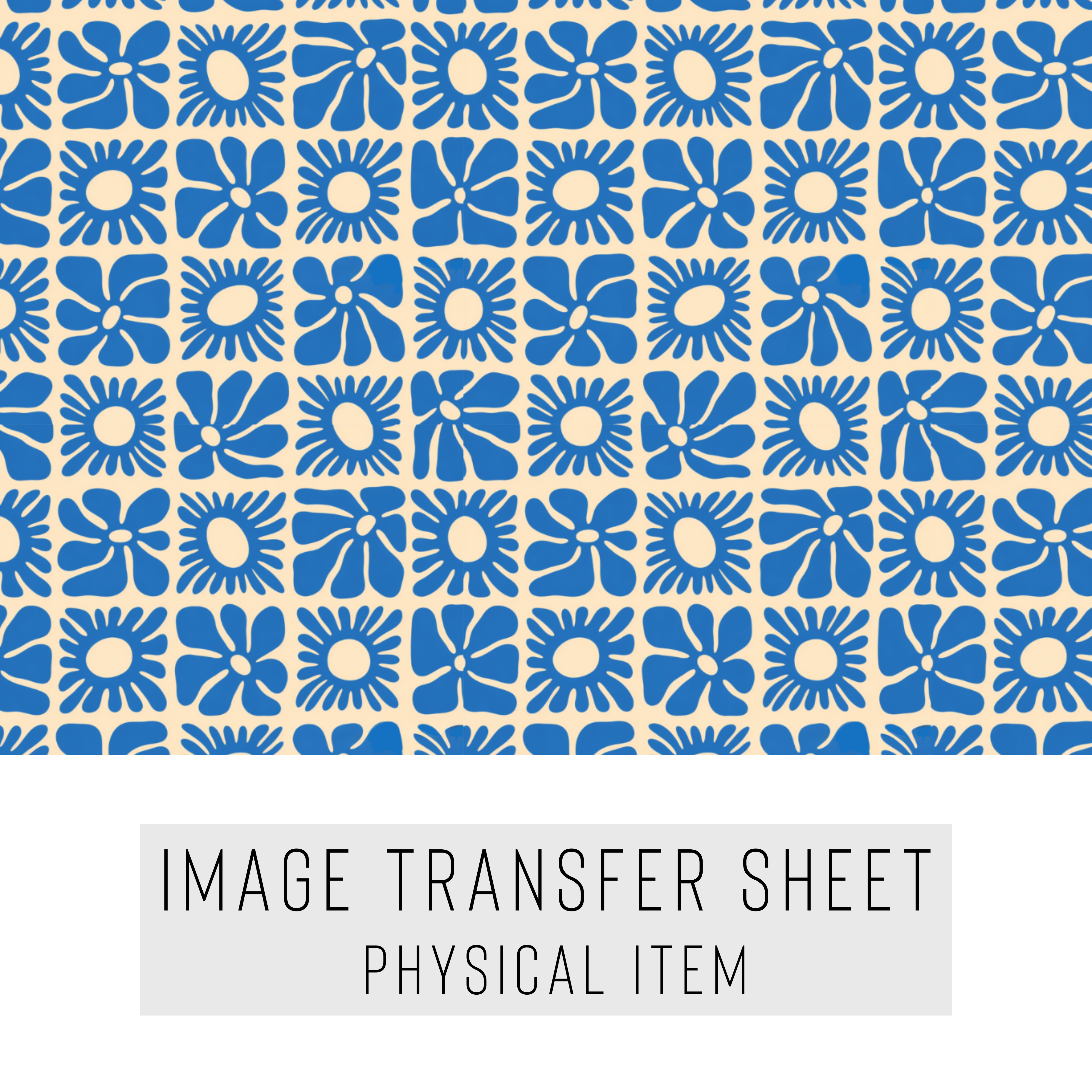 High quality water-soluble transfer paper applied on polymer clay, vibrant detailed pattern