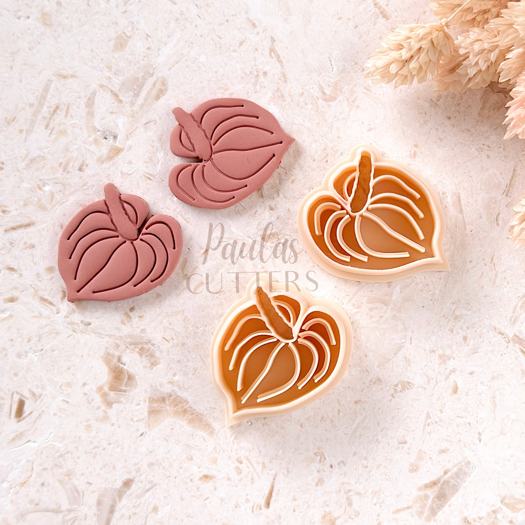 Polymer Clay Cutter, Leaf Shapes, Minimal Earring Cutter Tool, Clay Cutters for Jewelry Making, G-04