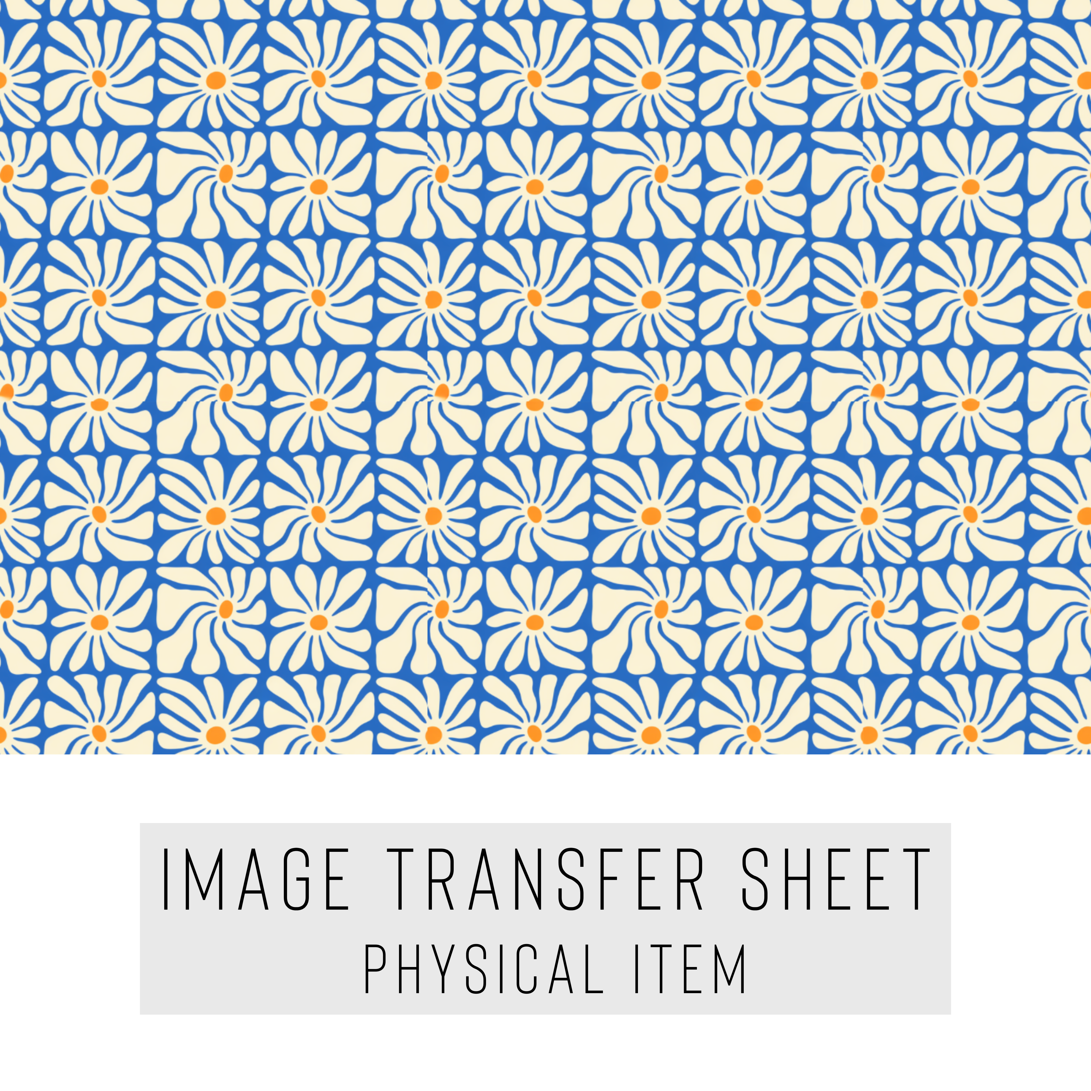 High quality water-soluble transfer paper applied on polymer clay, vibrant detailed pattern