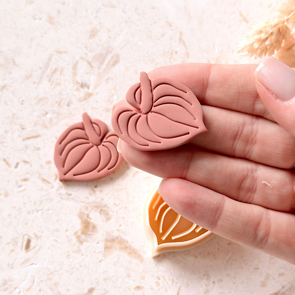 Polymer Clay Cutter, Leaf Shapes, Minimal Earring Cutter Tool, Clay Cutters for Jewelry Making, G-04