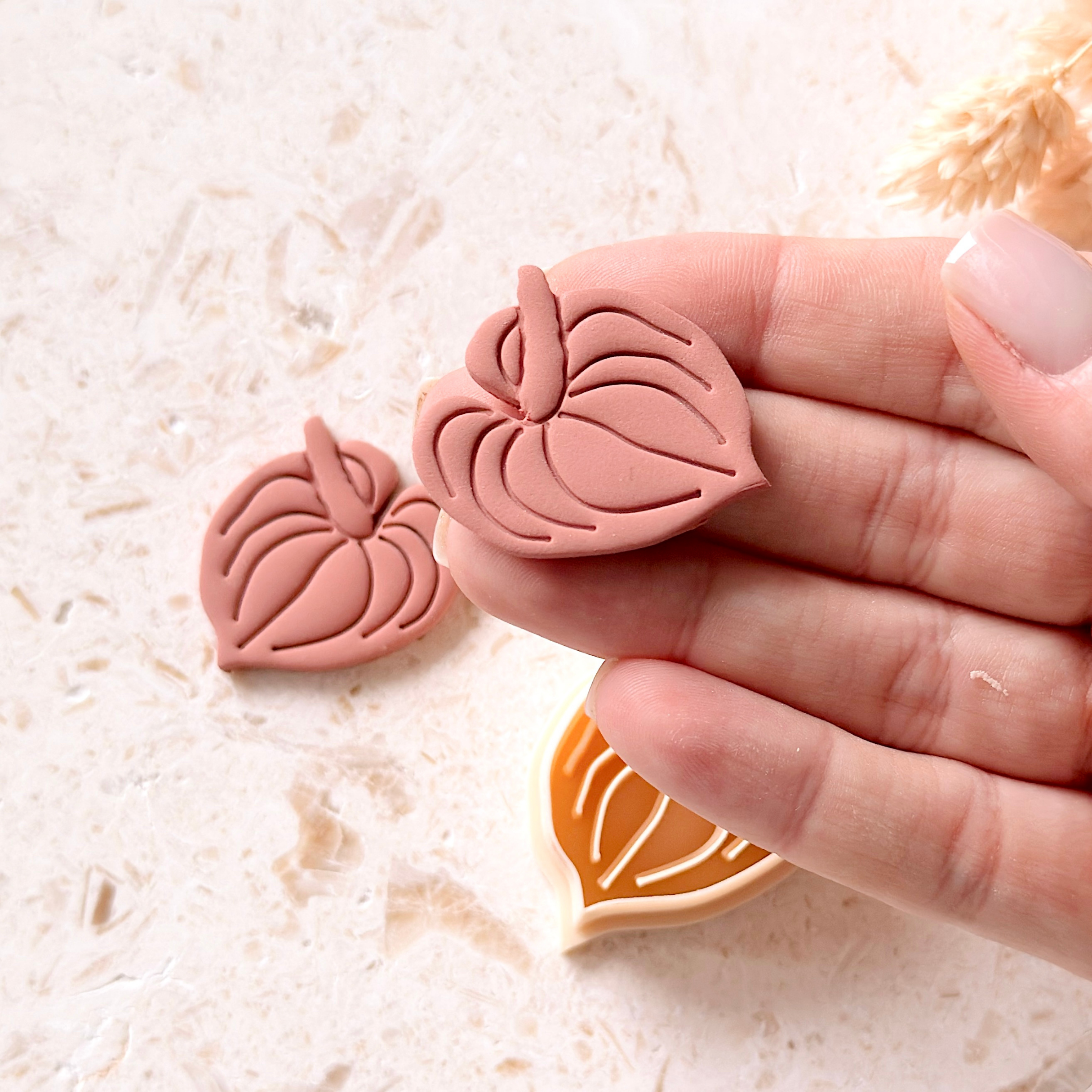 Polymer Clay Cutter, Leaf Shapes, Minimal Earring Cutter Tool, Clay Cutters for Jewelry Making, G-04