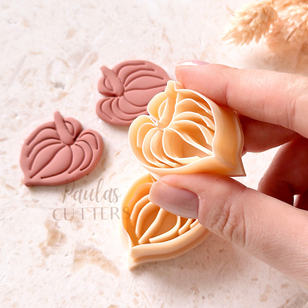 Polymer Clay Cutter, Leaf Shapes, Minimal Earring Cutter Tool, Clay Cutters for Jewelry Making, G-04