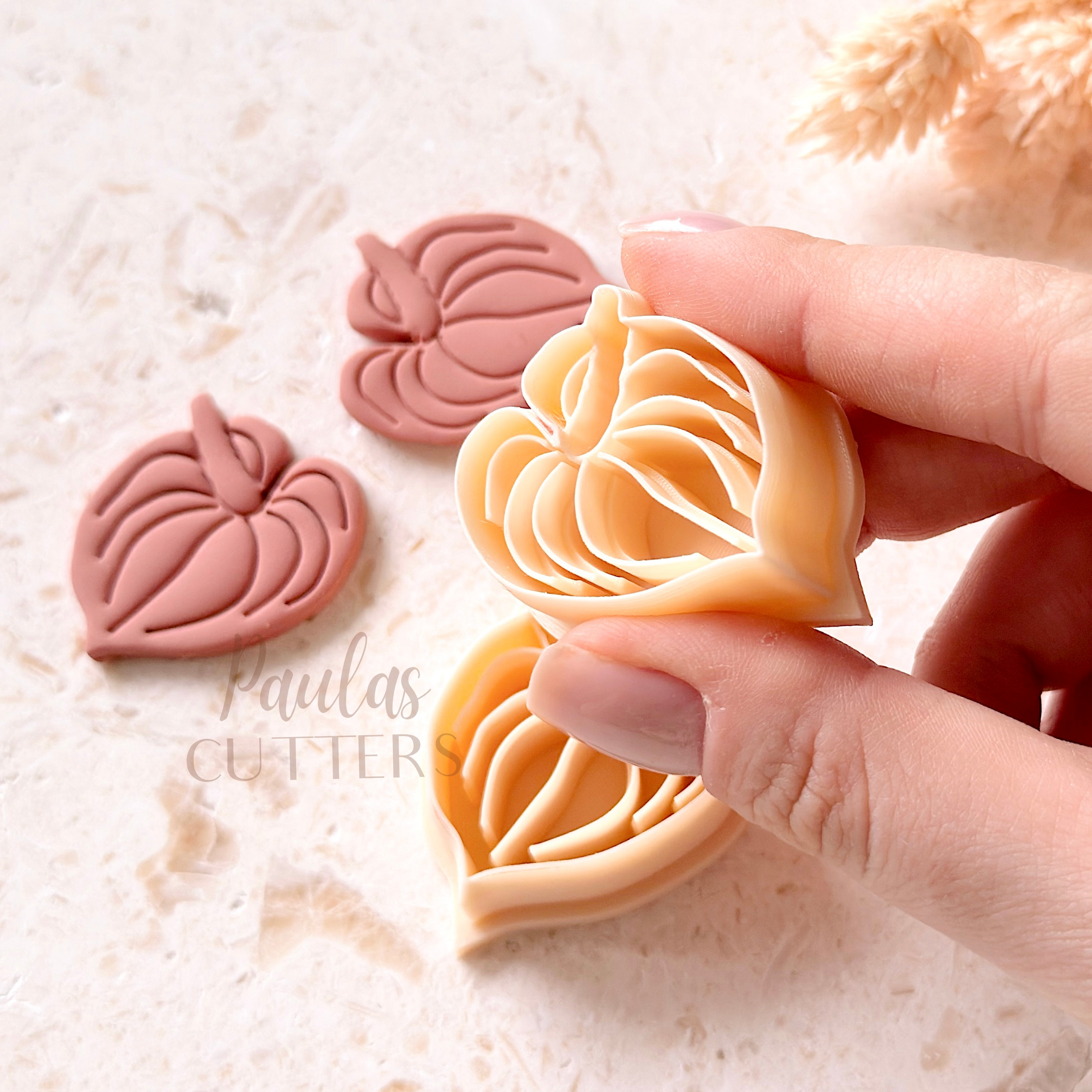 Polymer Clay Cutter, Leaf Shapes, Minimal Earring Cutter Tool, Clay Cutters for Jewelry Making, G-04