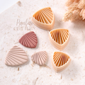 Polymer Clay Cutter, Triangle Shapes, Pattern Earring Cutter Tool, Clay Cutters for Jewelry Making, G-26