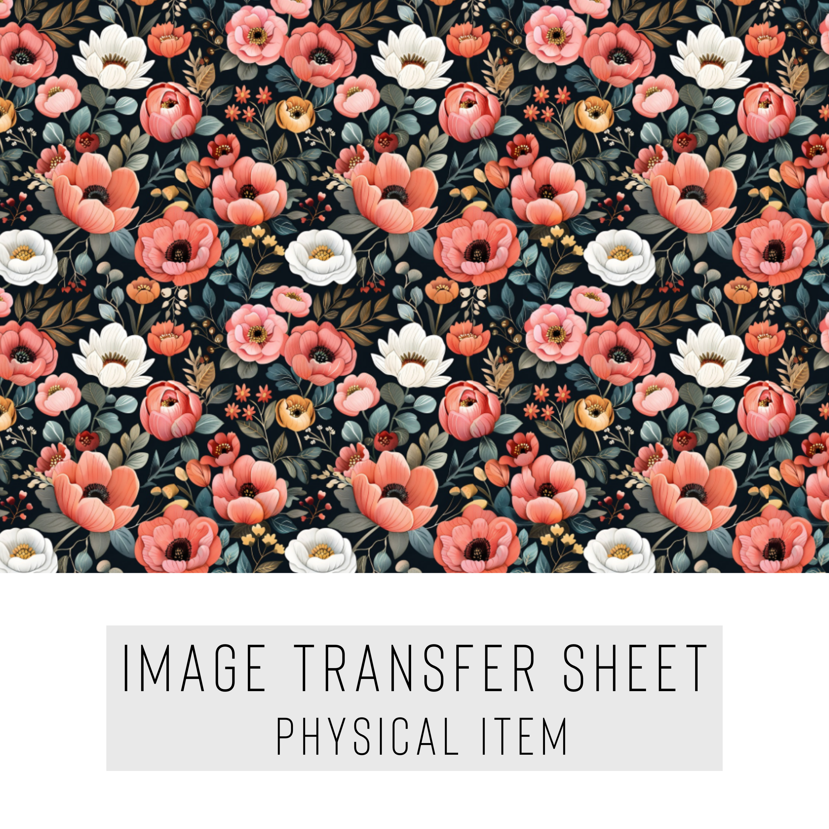 High quality water-soluble transfer paper applied on polymer clay, vibrant detailed pattern