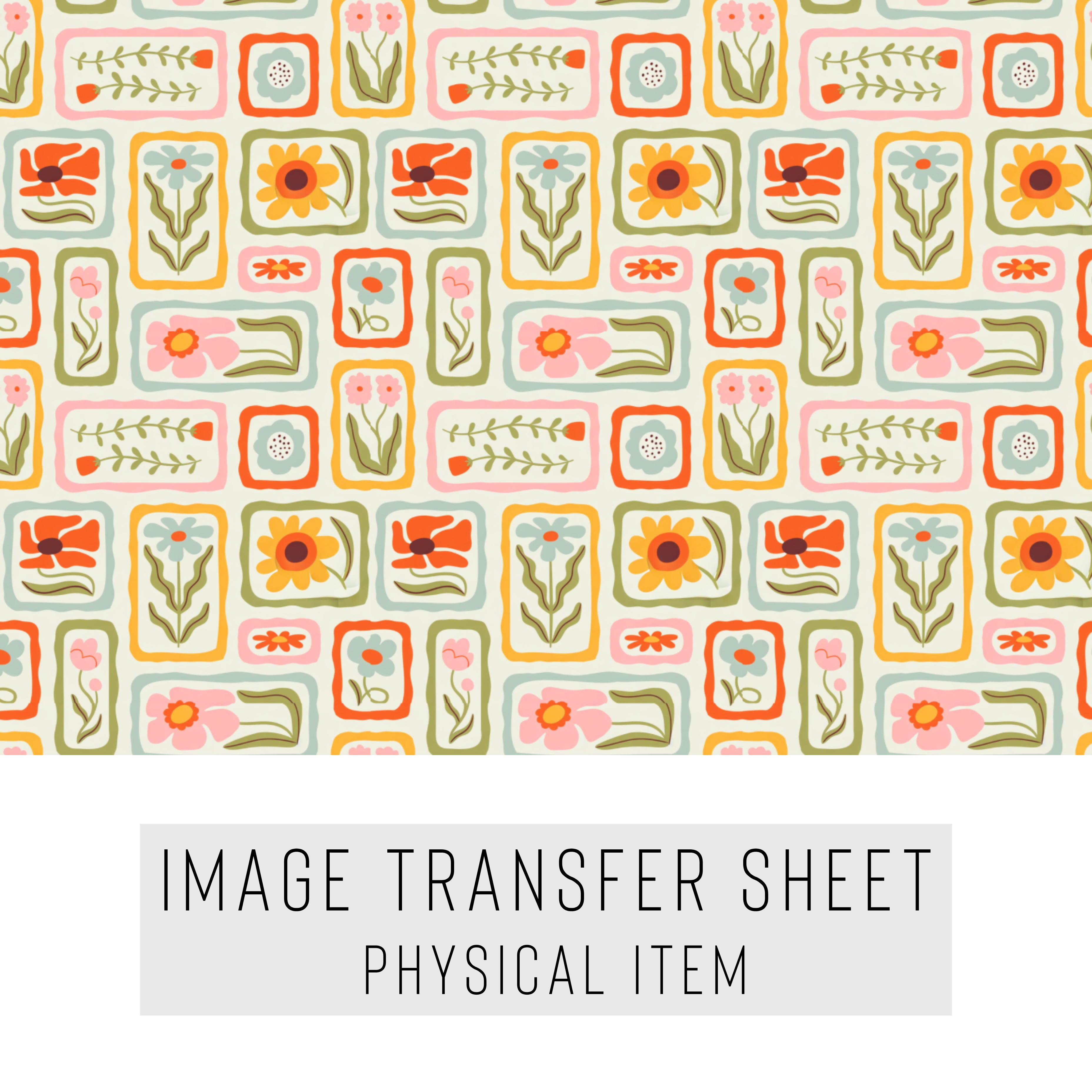 High quality water-soluble transfer paper applied on polymer clay, vibrant detailed pattern