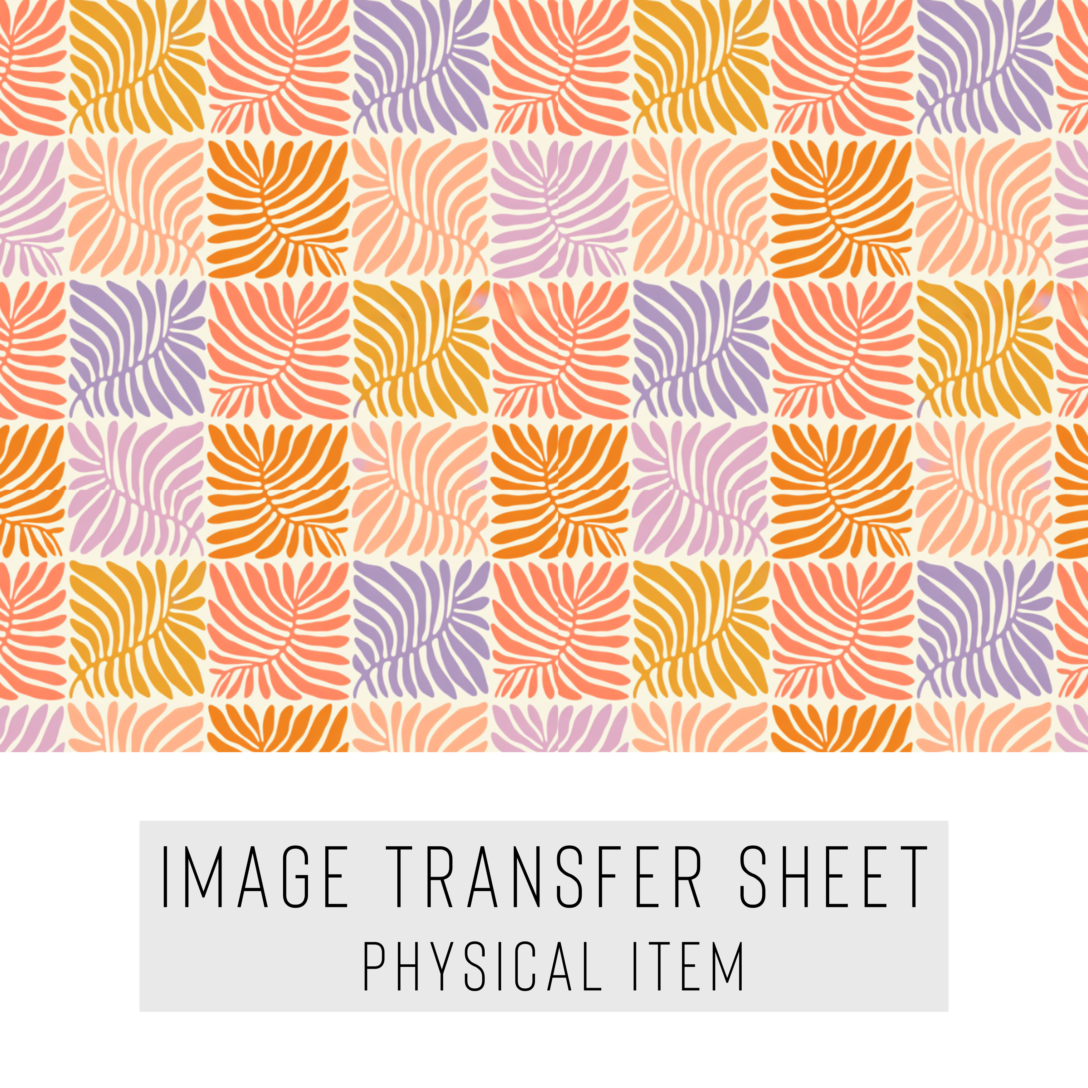 High quality water-soluble transfer paper applied on polymer clay, vibrant detailed pattern