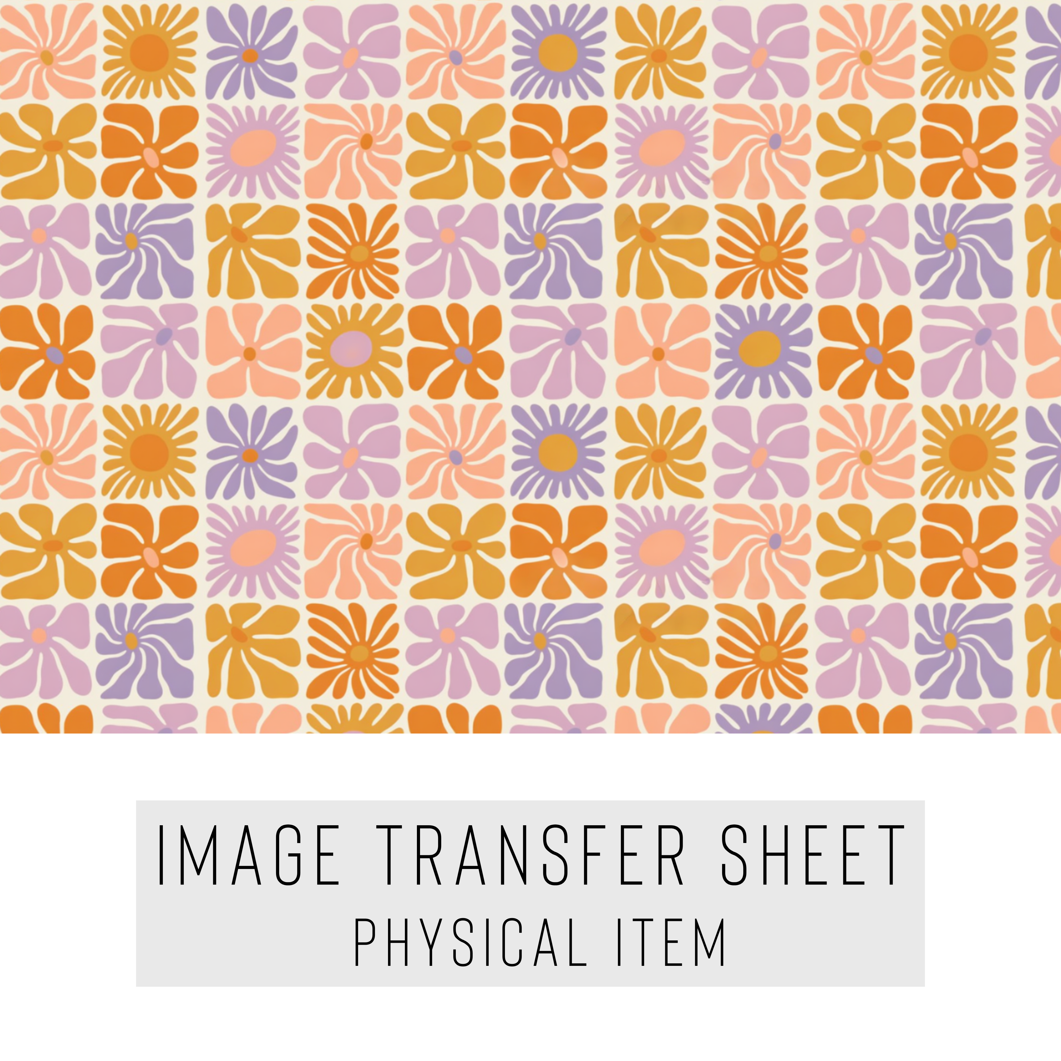 High quality water-soluble transfer paper applied on polymer clay, vibrant detailed pattern