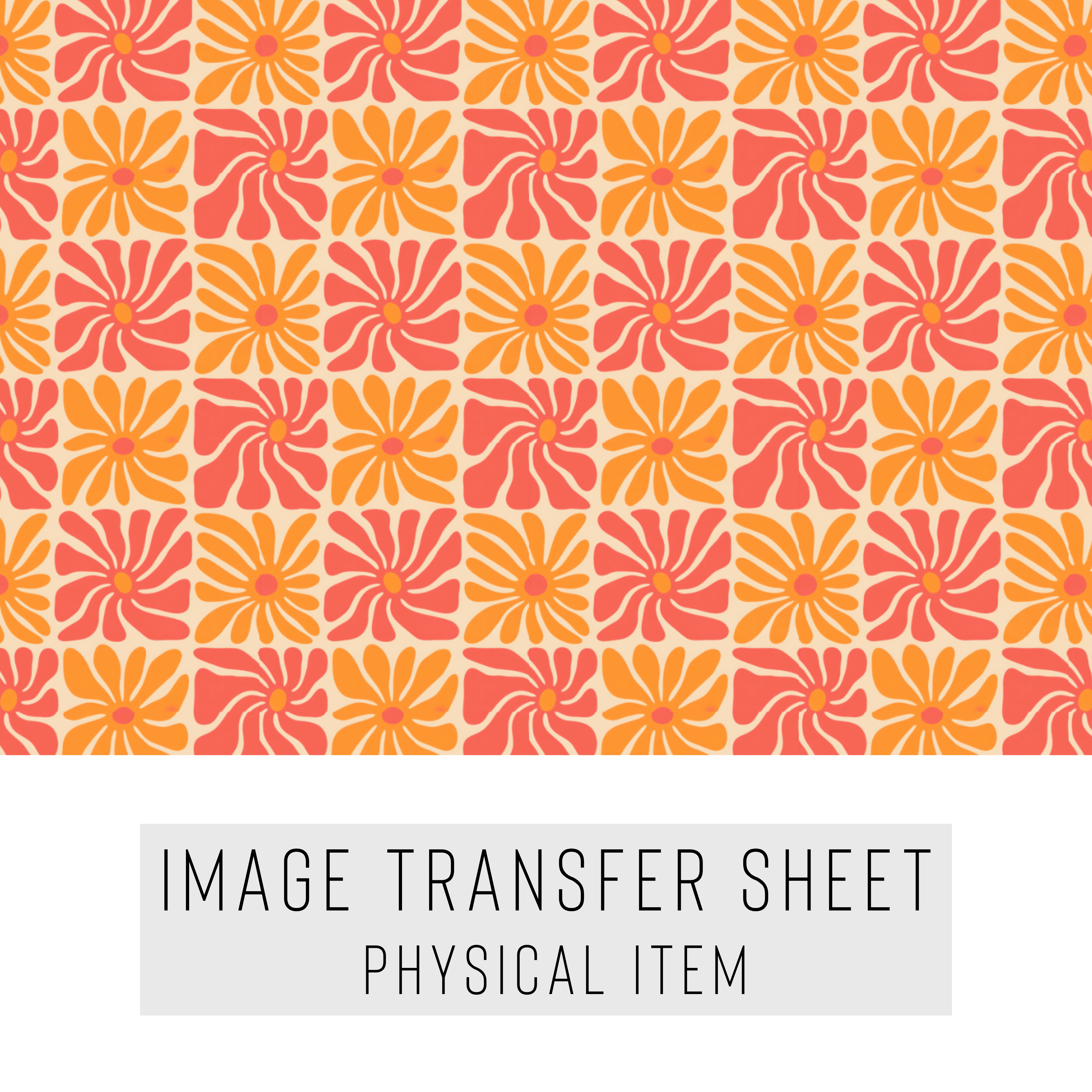 High quality water-soluble transfer paper applied on polymer clay, vibrant detailed pattern