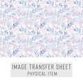 High quality water-soluble transfer paper applied on polymer clay, vibrant detailed pattern