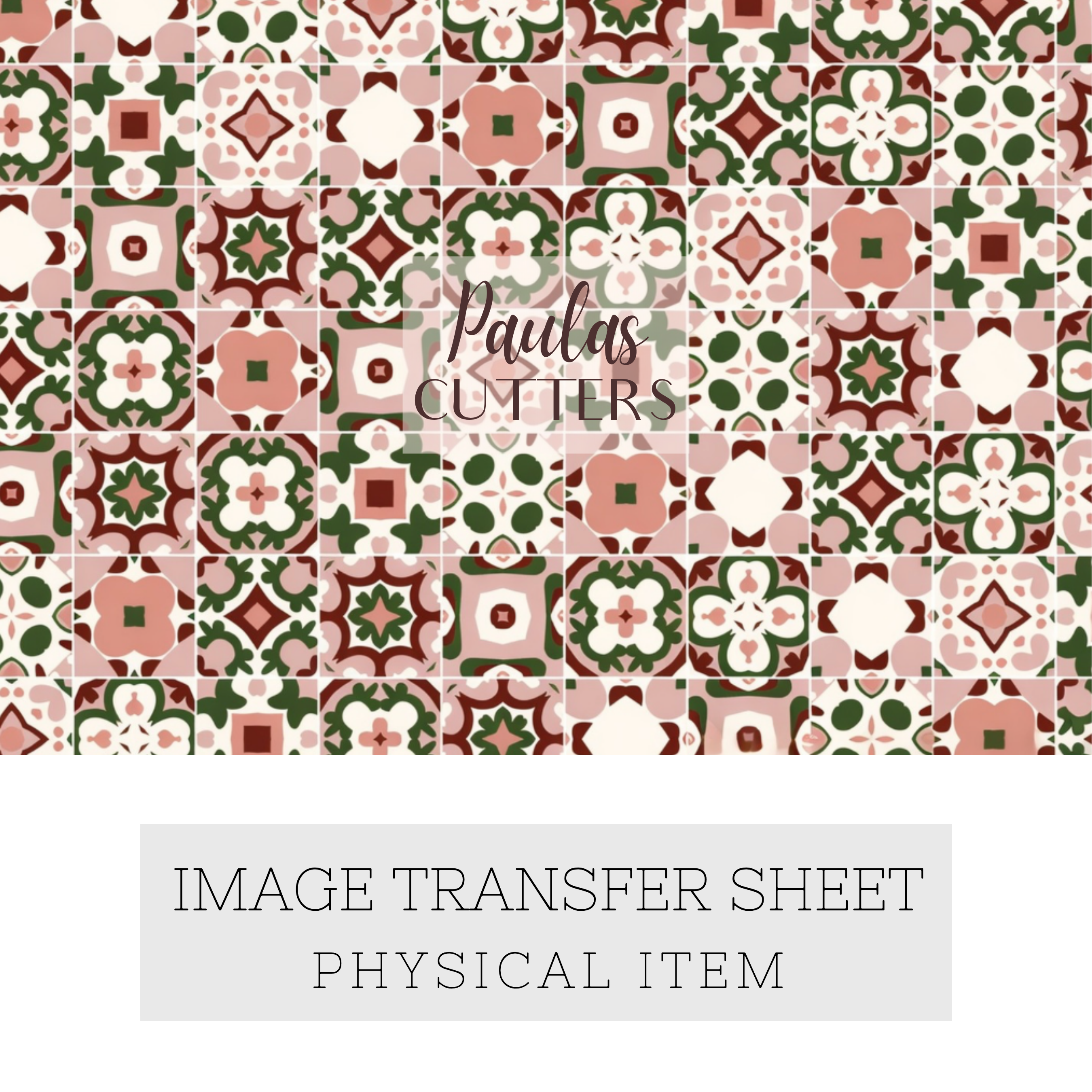Papier transfert pour pâte polymère – Feuille hydrosoluble TP-455