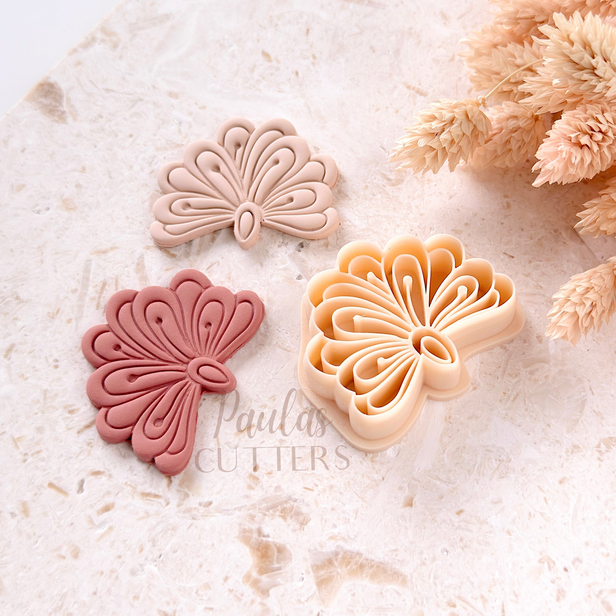 Polymer Clay Cutter, Floral Shapes, Modern Earring Cutter Tool, Clay Cutters for Jewelry Making, G-09