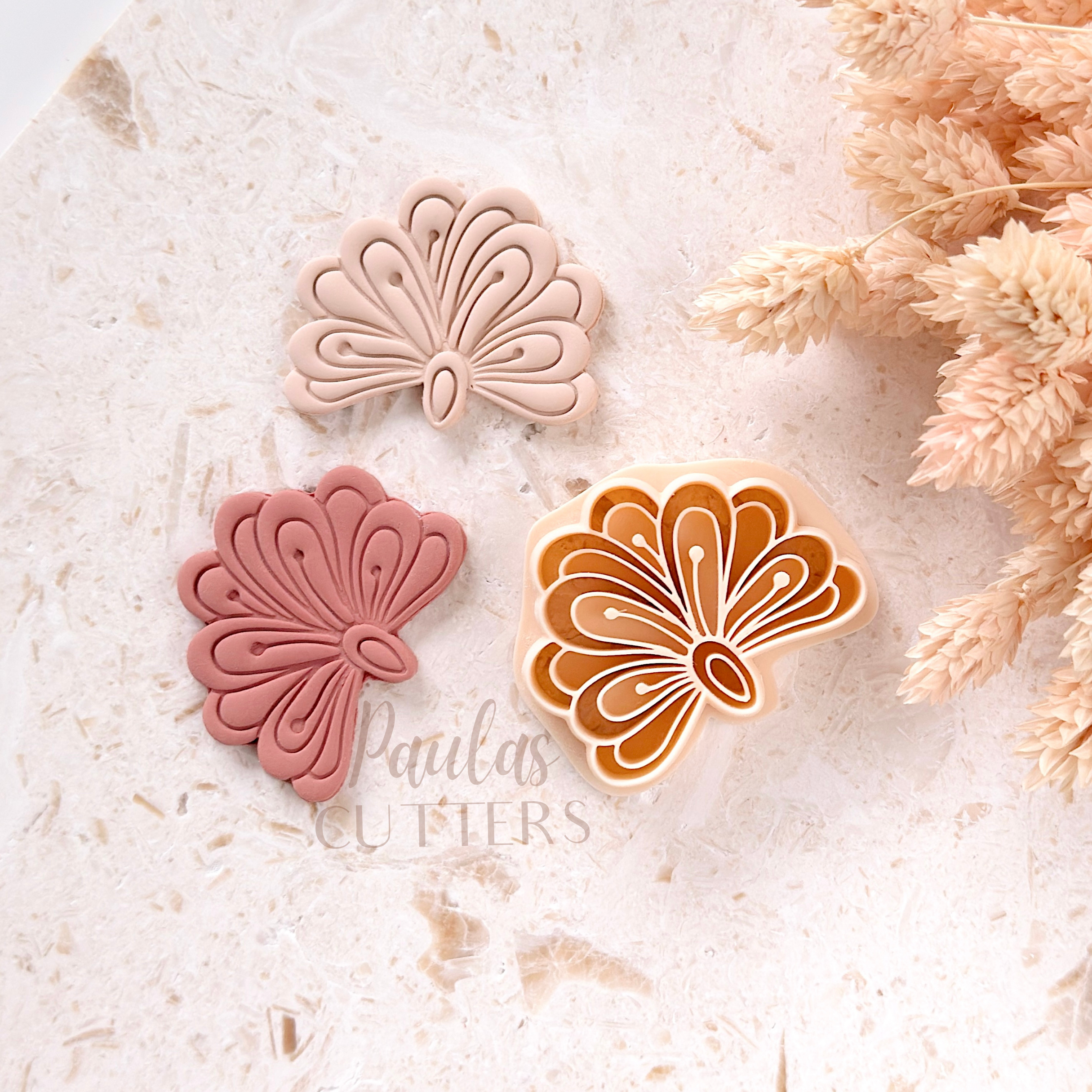 Polymer Clay Cutter, Floral Shapes, Modern Earring Cutter Tool, Clay Cutters for Jewelry Making, G-09