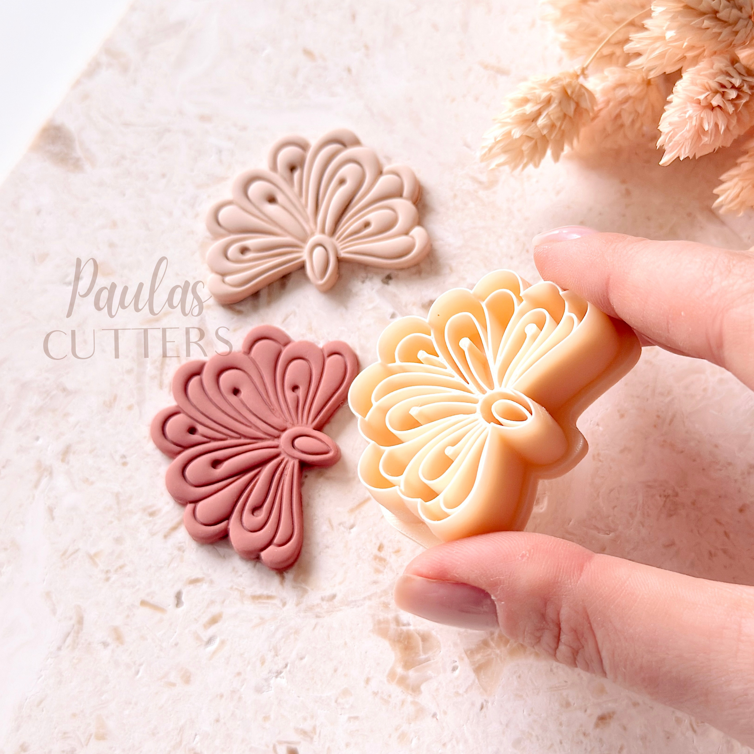 Polymer Clay Cutter, Floral Shapes, Modern Earring Cutter Tool, Clay Cutters for Jewelry Making, G-09
