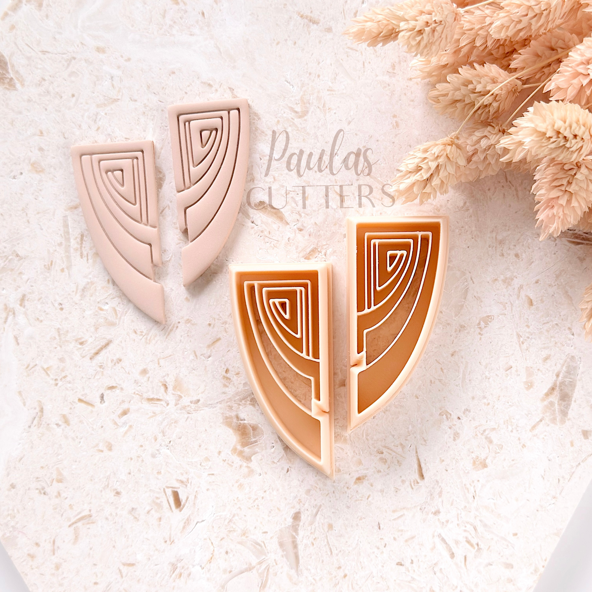 Polymer Clay Cutter, Leaf Shapes, Earring Cutter Tool, Clay Cutters for Jewelry Making, G-03