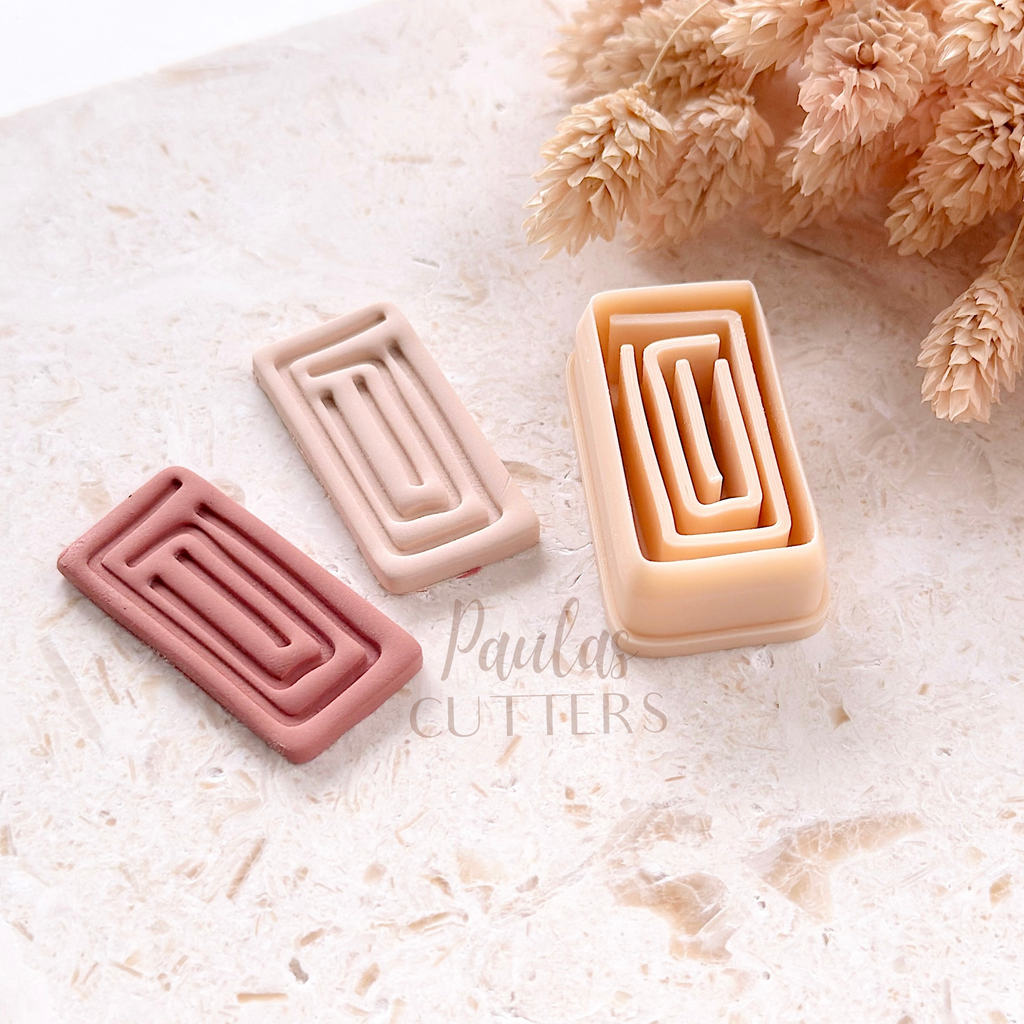 Polymer Clay Cutter, Geometric Shapes, Earring Cutter Tool, Clay Cutters for Jewelry Making, G-05
