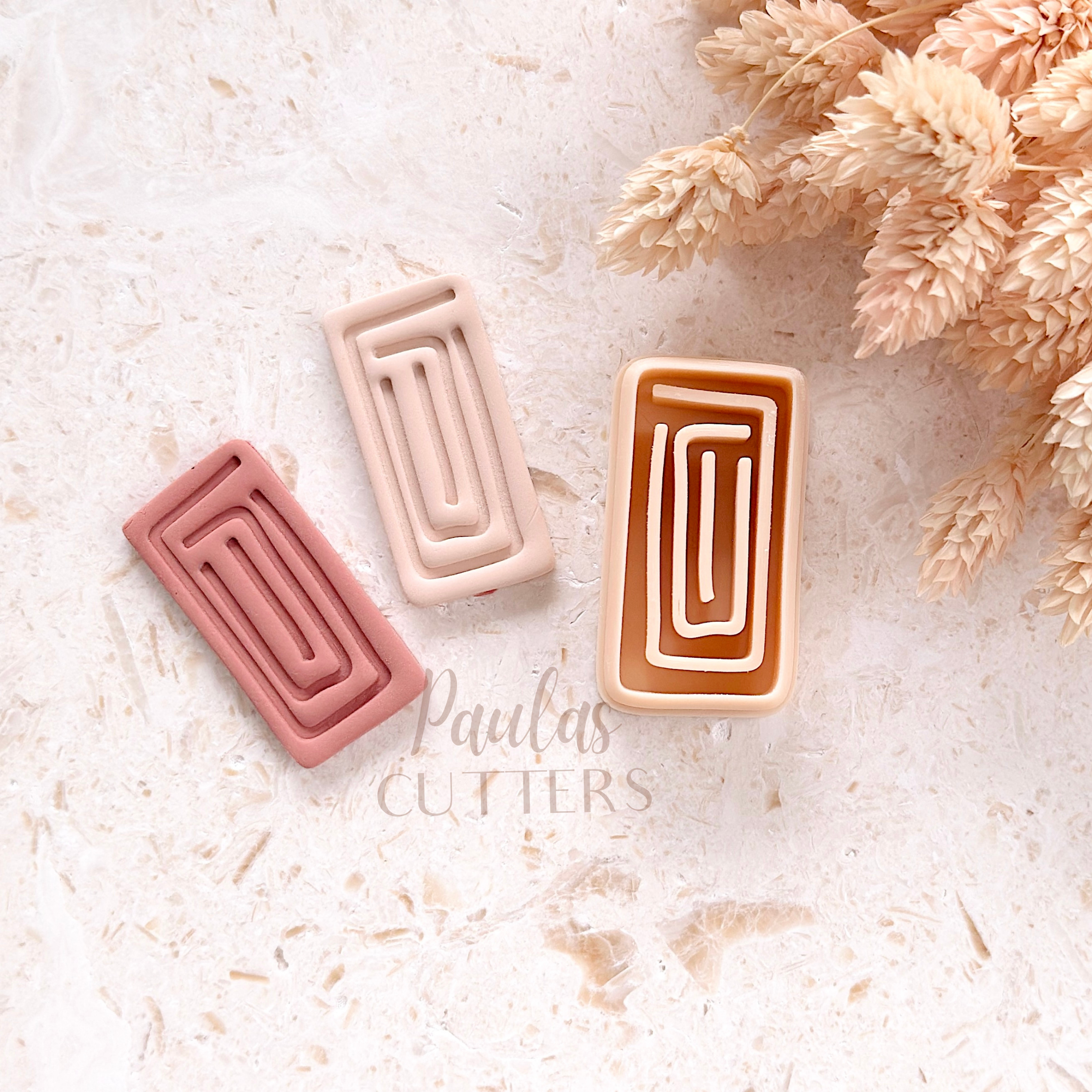 Polymer Clay Cutter, Geometric Shapes, Earring Cutter Tool, Clay Cutters for Jewelry Making, G-05