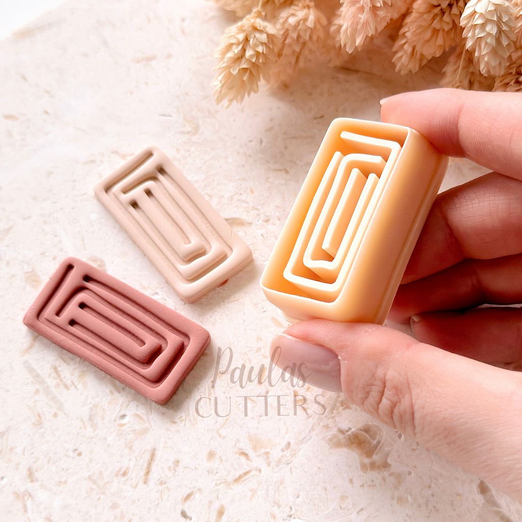 Polymer Clay Cutter, Geometric Shapes, Earring Cutter Tool, Clay Cutters for Jewelry Making, G-05