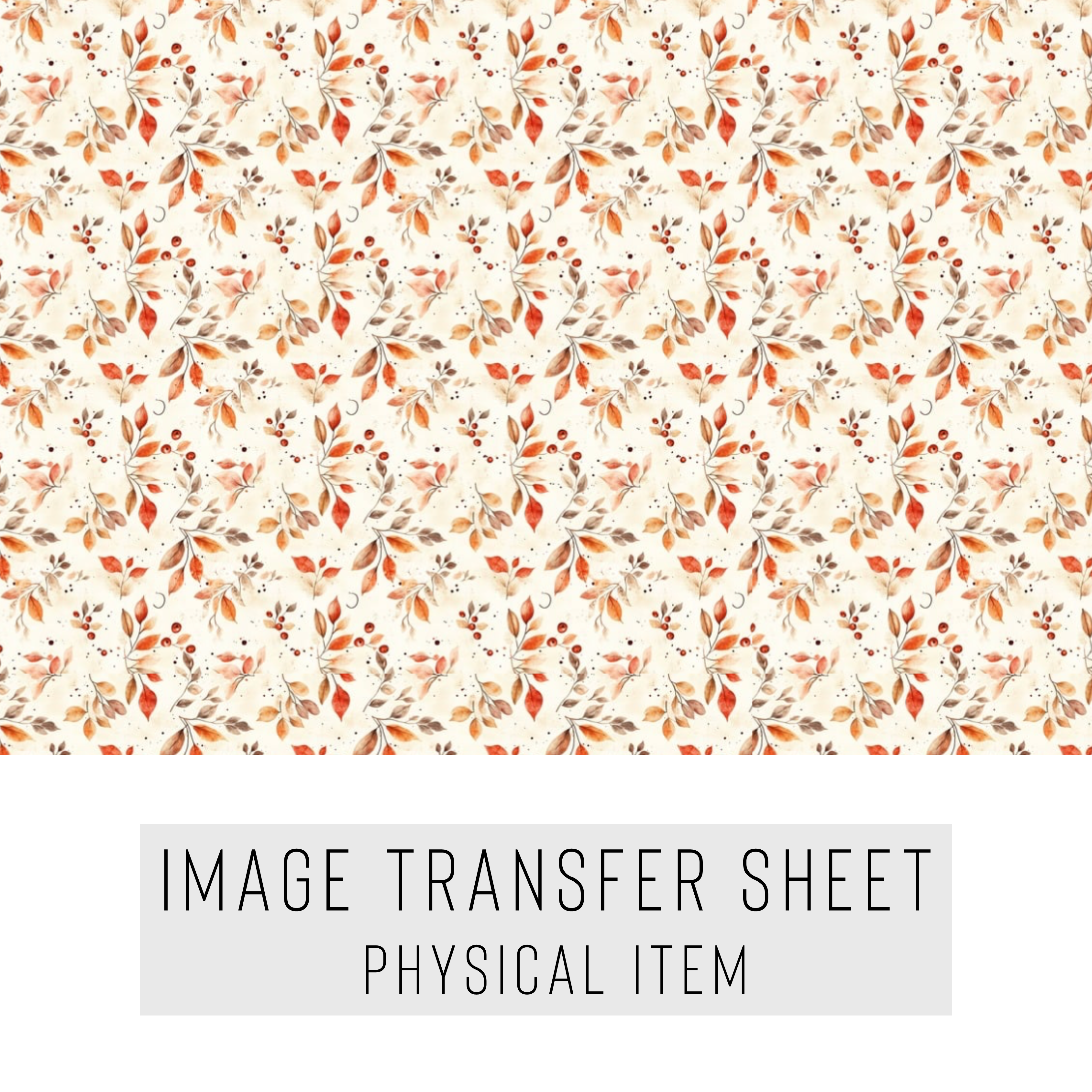 High quality water-soluble transfer paper applied on polymer clay, vibrant detailed pattern