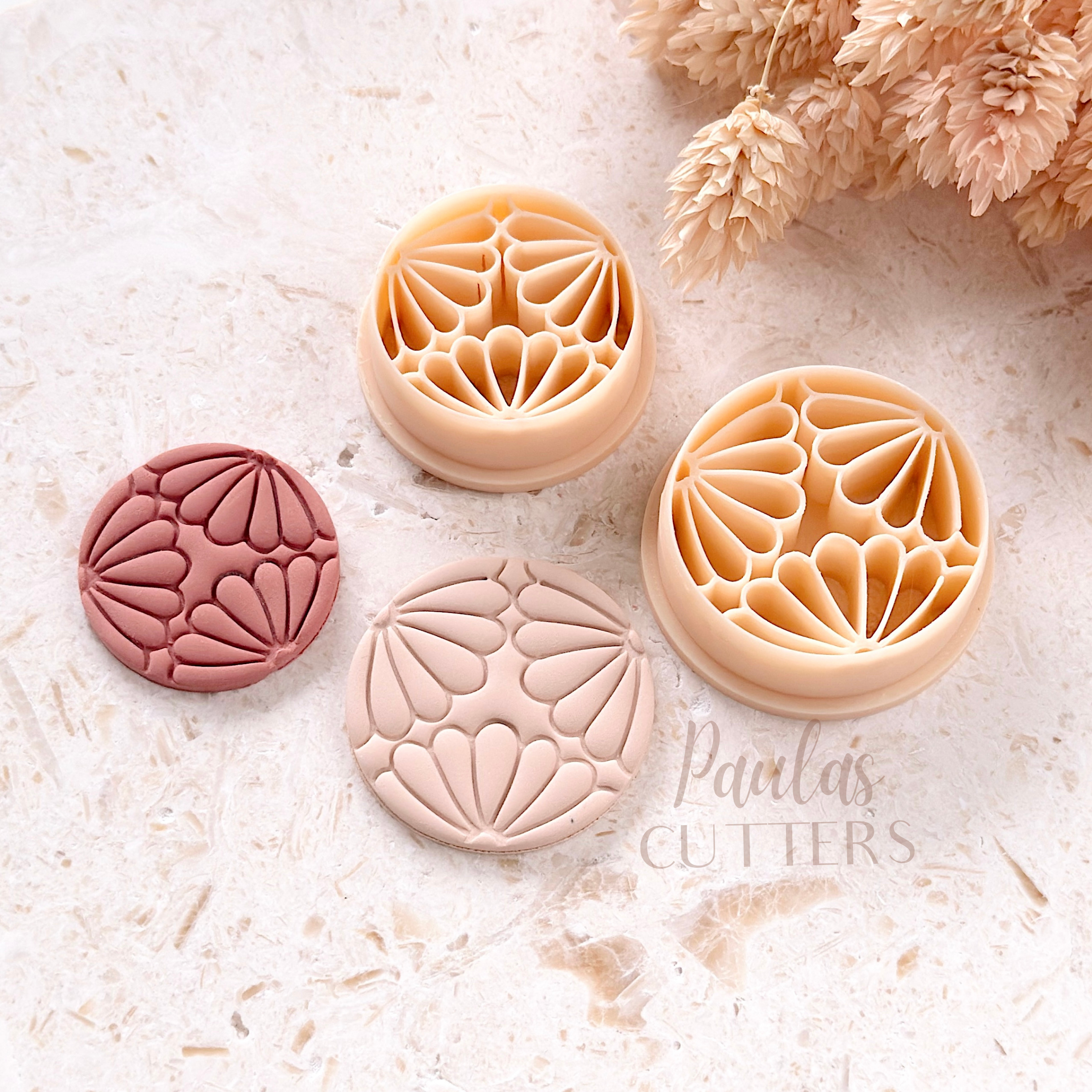 Polymer Clay Cutter, Circle Shapes, Pattern Earring Cutter Tool, Clay Cutters for Jewelry Making, G-13