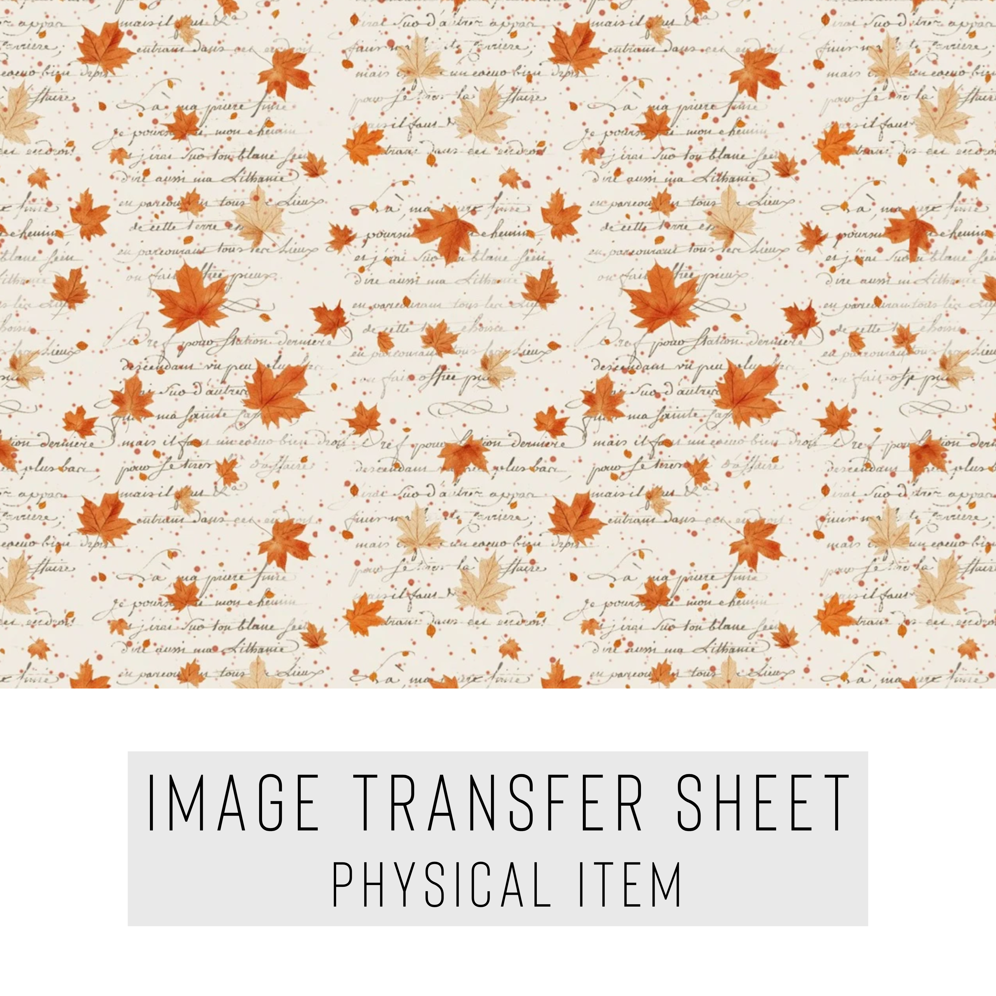 High quality water-soluble transfer paper applied on polymer clay, vibrant detailed pattern