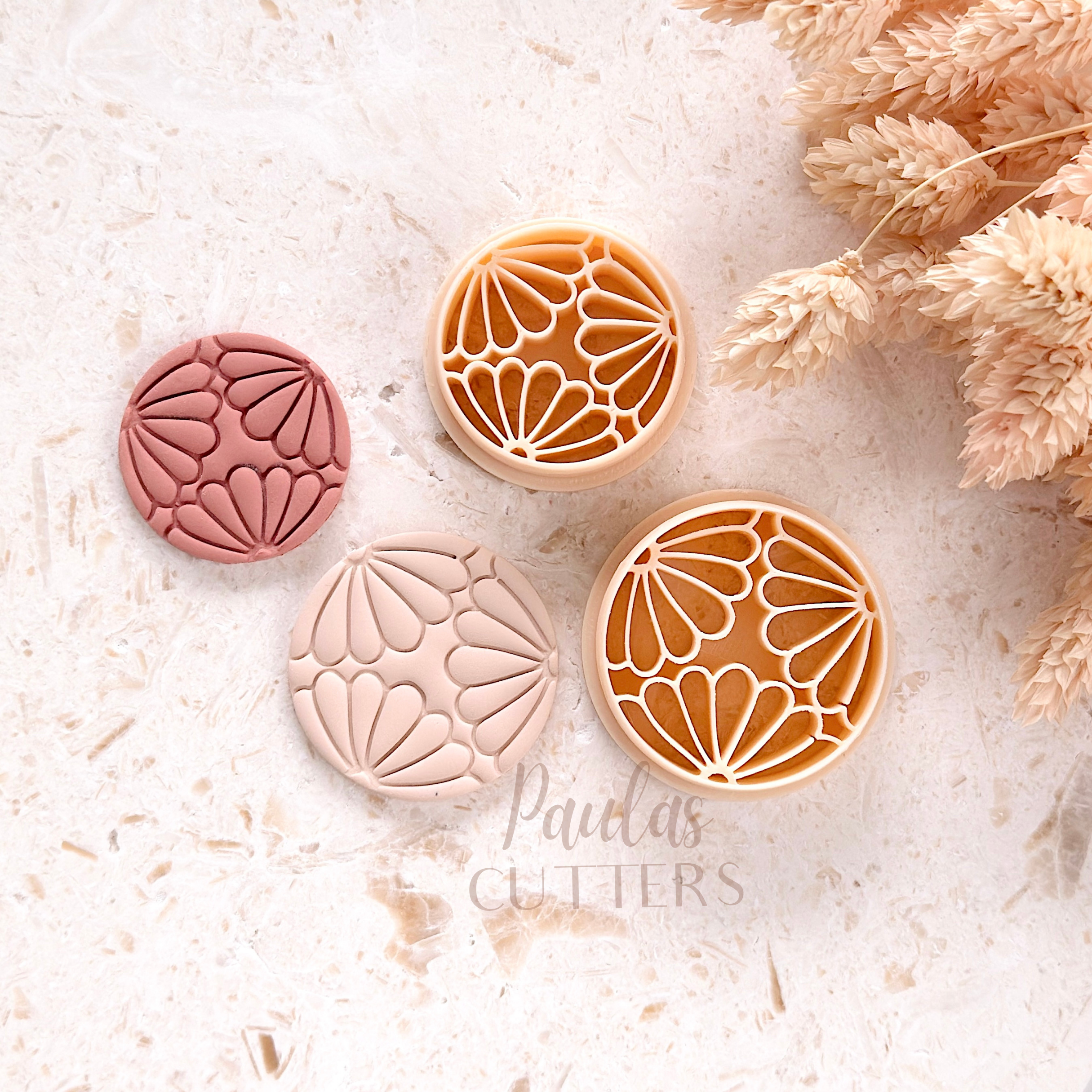 Polymer Clay Cutter, Circle Shapes, Pattern Earring Cutter Tool, Clay Cutters for Jewelry Making, G-13