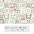Papier transfert pour pâte polymère – Feuille hydrosoluble TP-455
