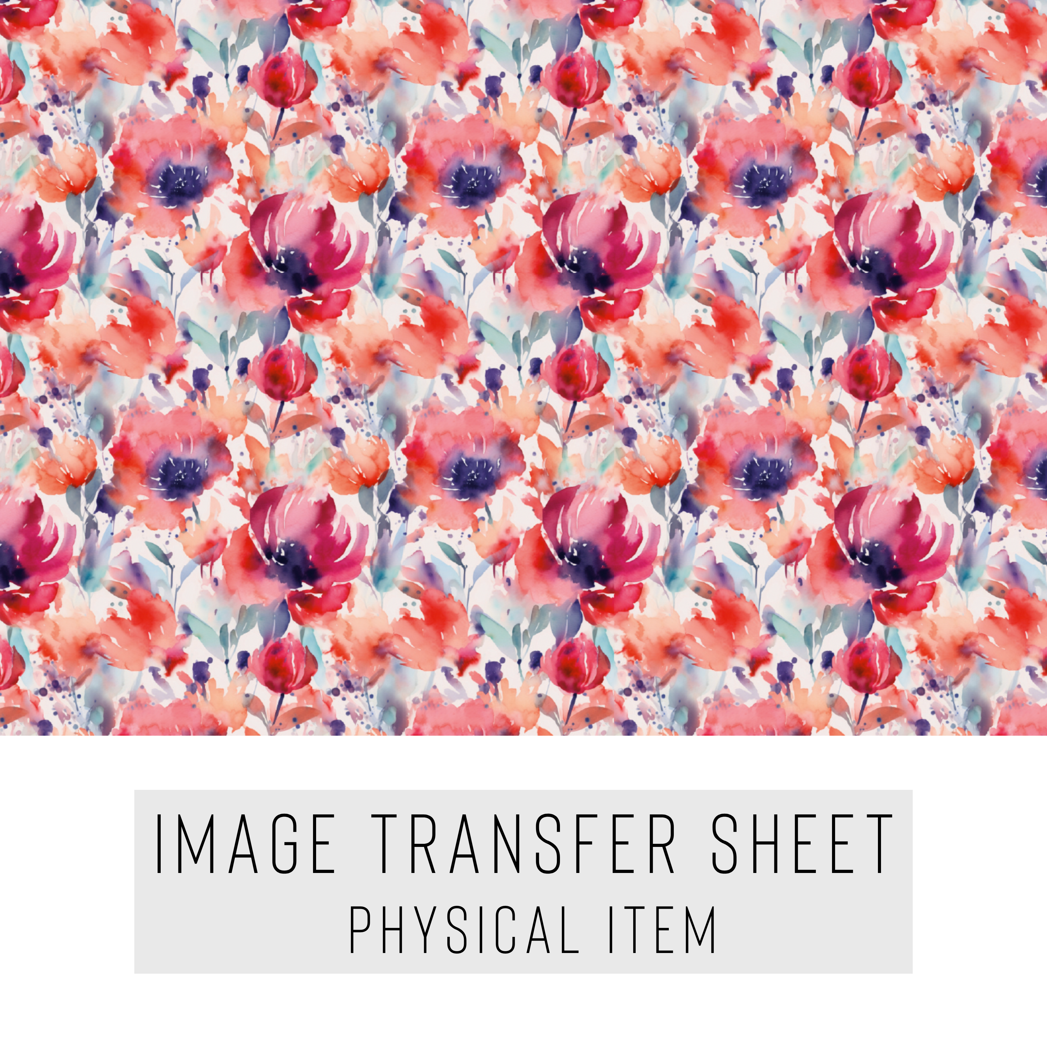 High quality water-soluble transfer paper applied on polymer clay, vibrant detailed pattern