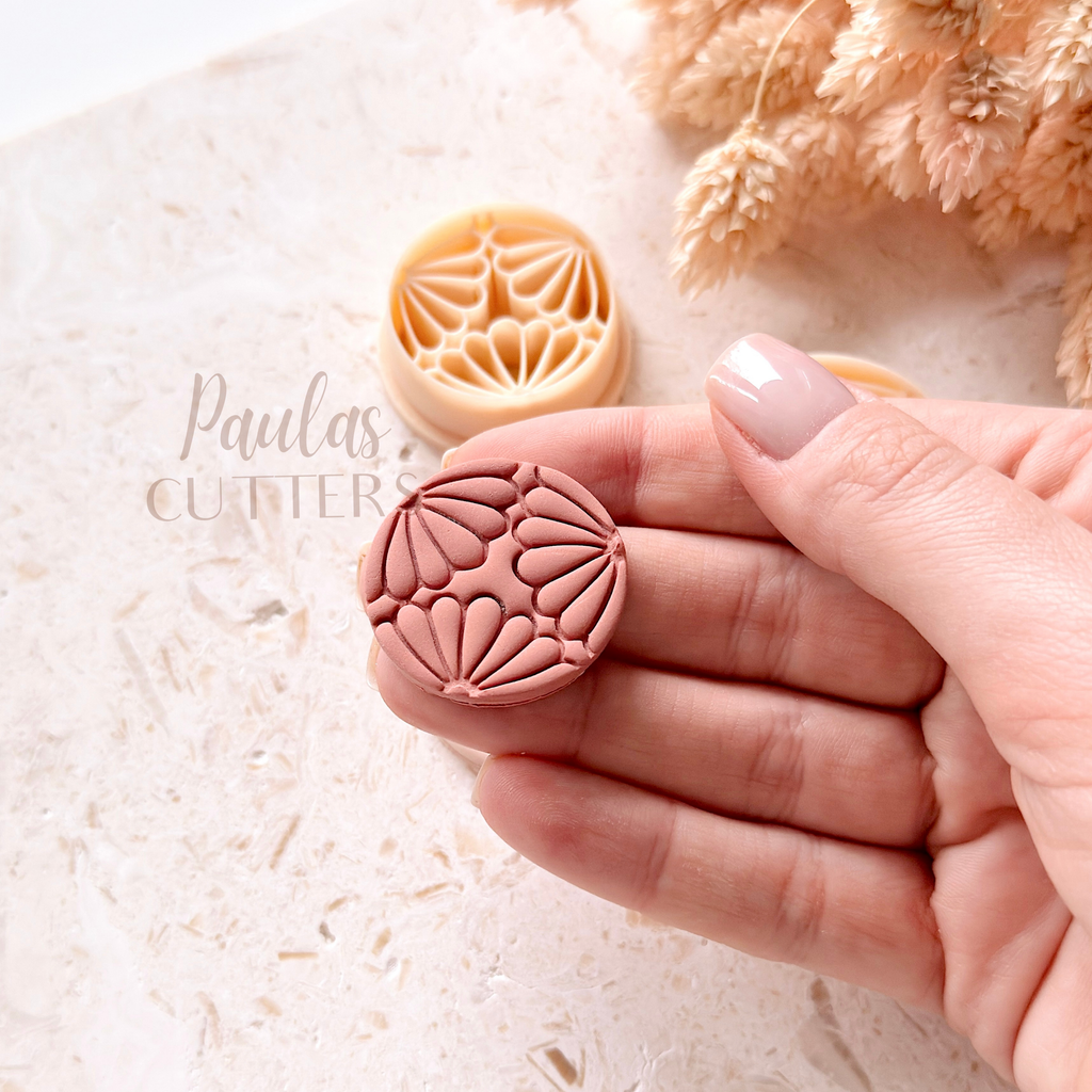 Polymer Clay Cutter, Circle Shapes, Pattern Earring Cutter Tool, Clay Cutters for Jewelry Making, G-13
