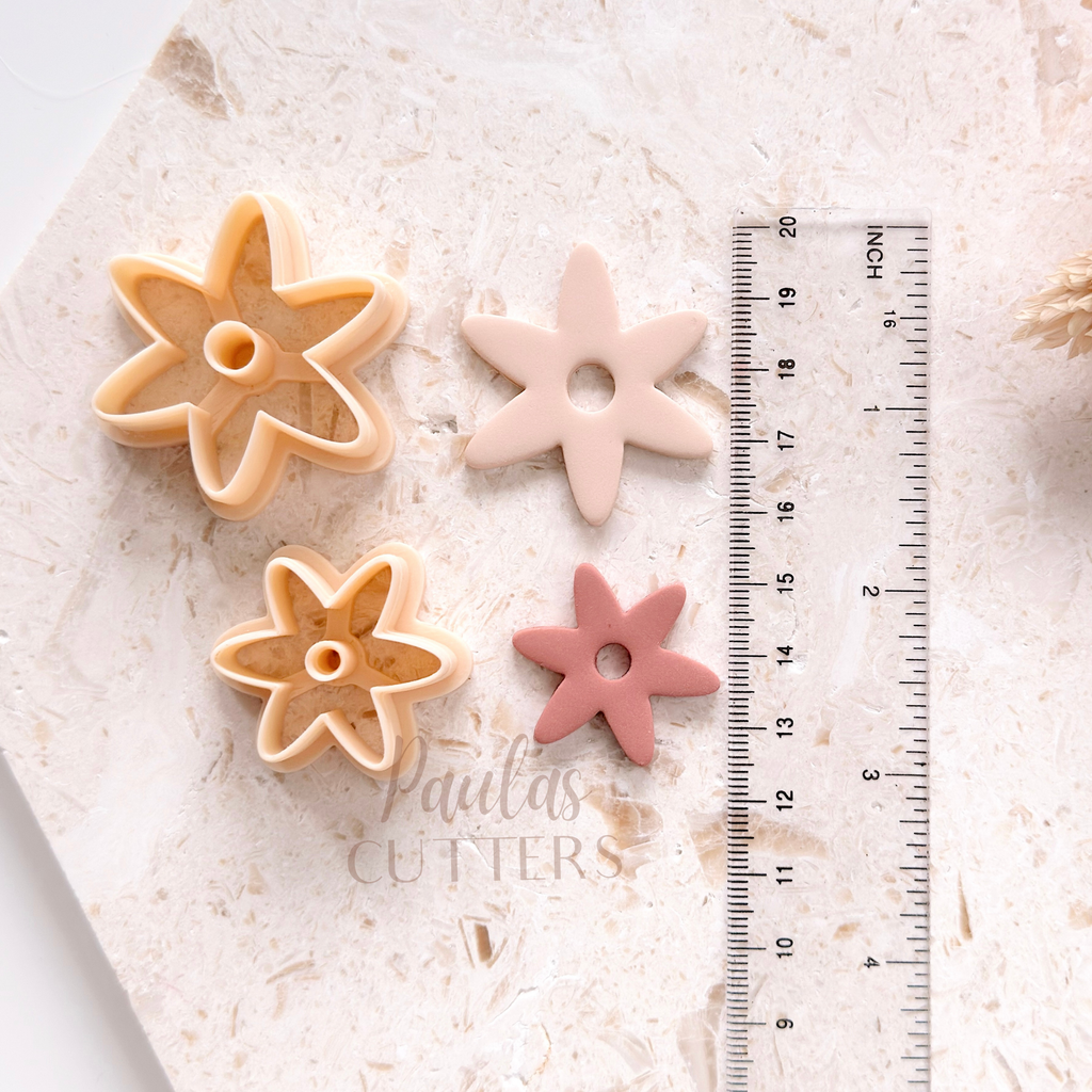 Polymer Clay Cutter, Flower Shapes, Small Earring Cutter Tool, Clay Cutters for Jewelry Making, H-07