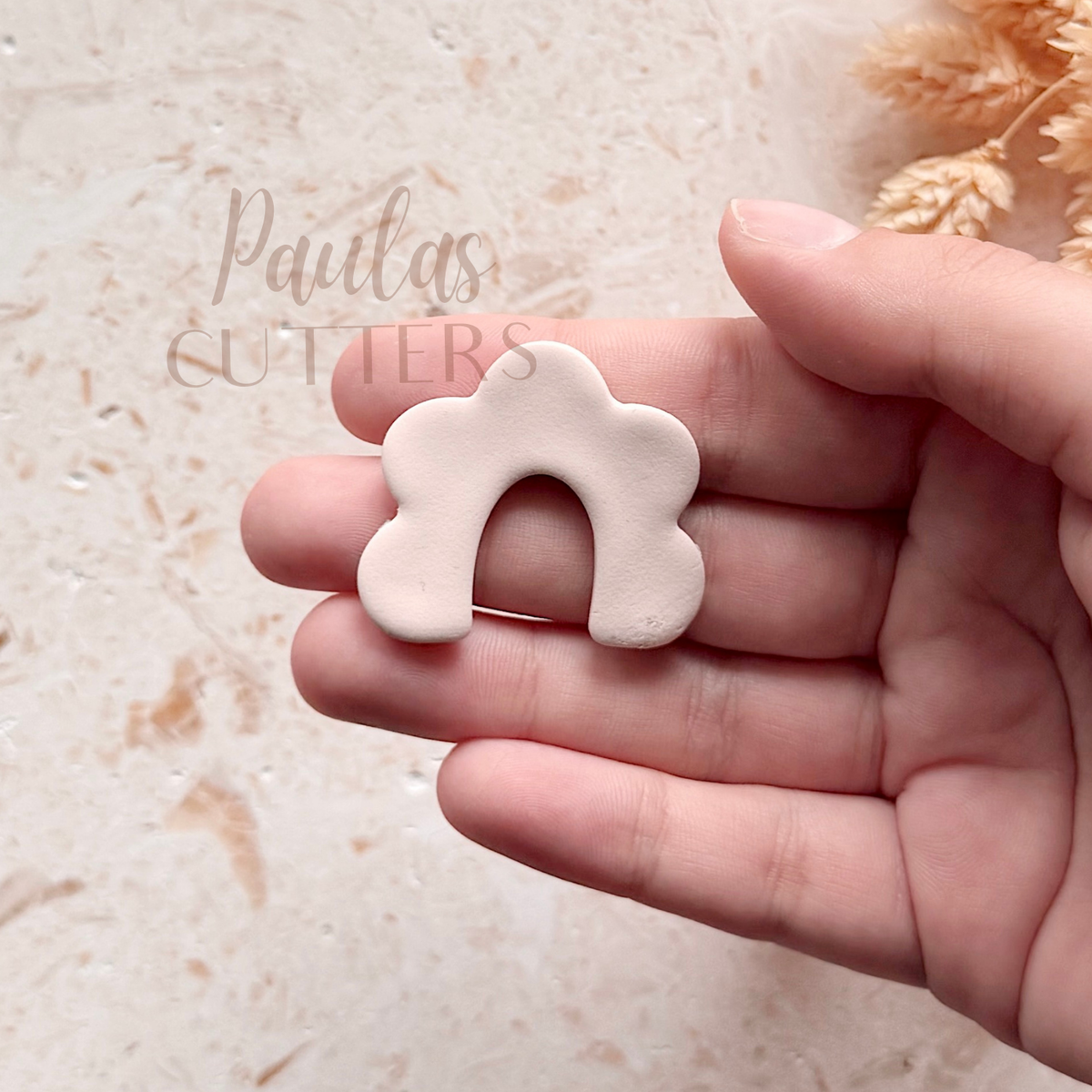 Polymer Clay Cutter, Abstract Rounded Shapes for Earrings, Minimal Clay Cutter Tool for Jewelry Making, Soft Curve Design, S-19
