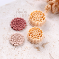 Polymer Clay Cutter, Floral Shapes, Round Earring Cutter Tool, Clay Cutters for Jewelry Making, G-08