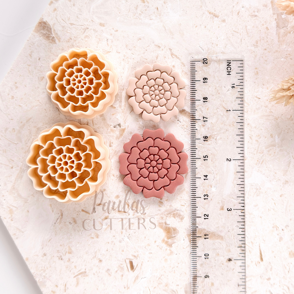 Polymer Clay Cutter, Floral Shapes, Round Earring Cutter Tool, Clay Cutters for Jewelry Making, G-08