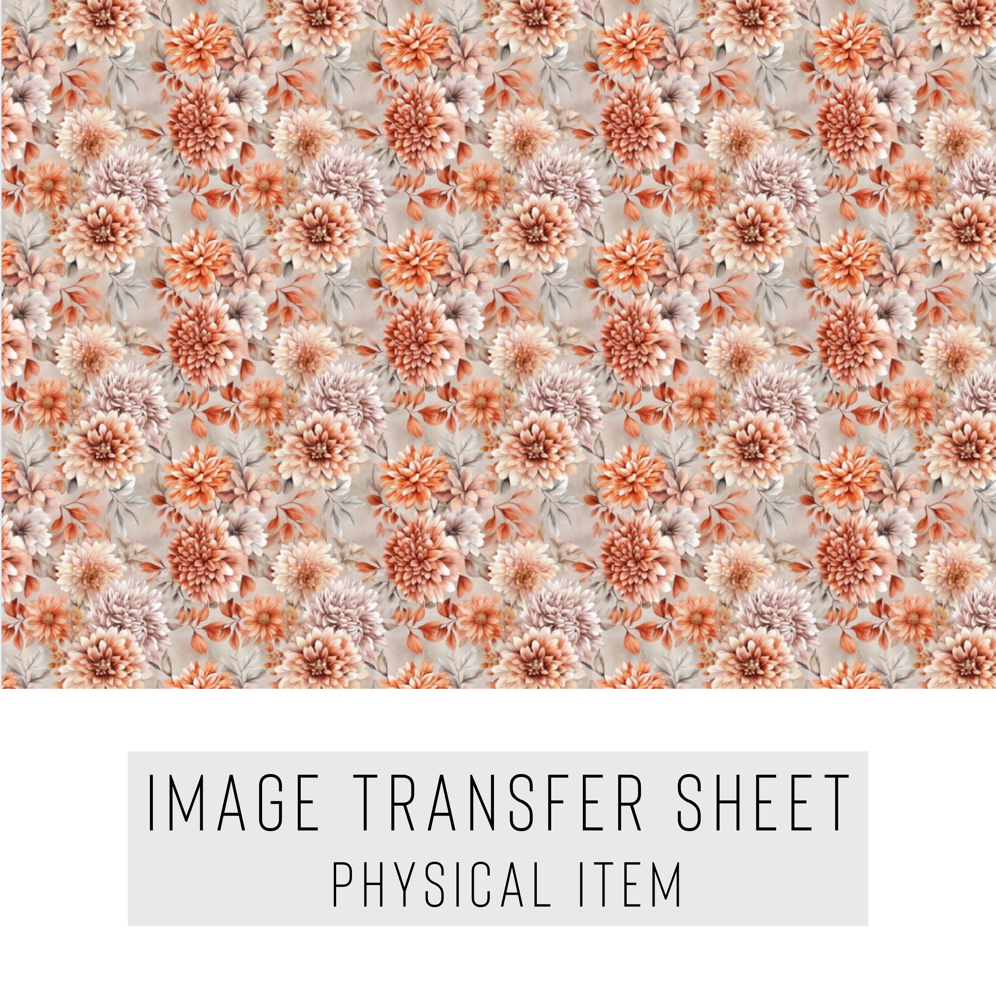 High quality water-soluble transfer paper applied on polymer clay, vibrant detailed pattern