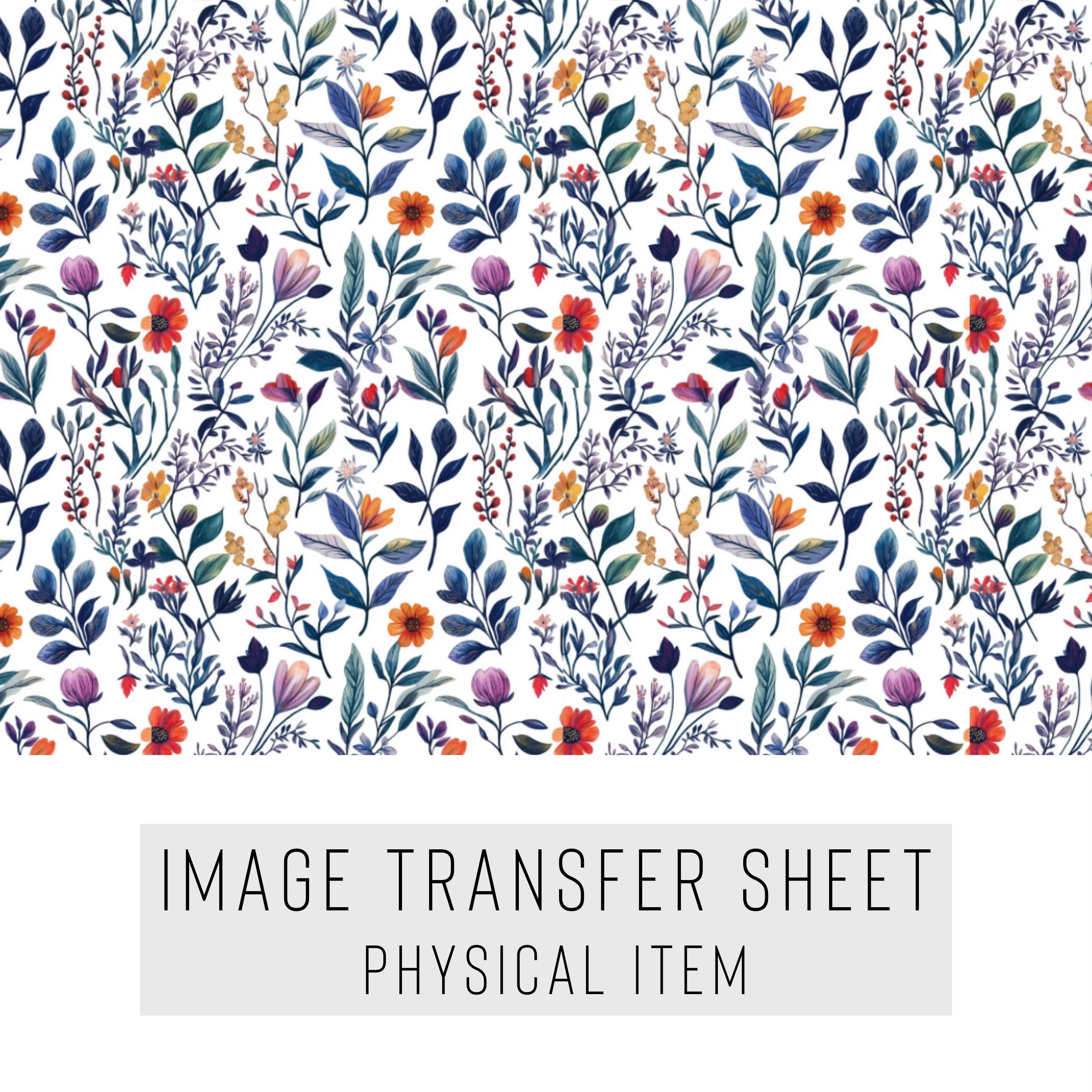 High quality water-soluble transfer paper applied on polymer clay, vibrant detailed pattern