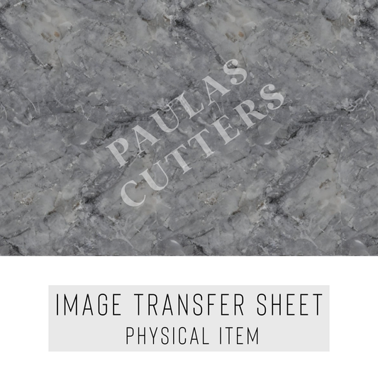 High quality water-soluble transfer paper applied on polymer clay, vibrant detailed pattern