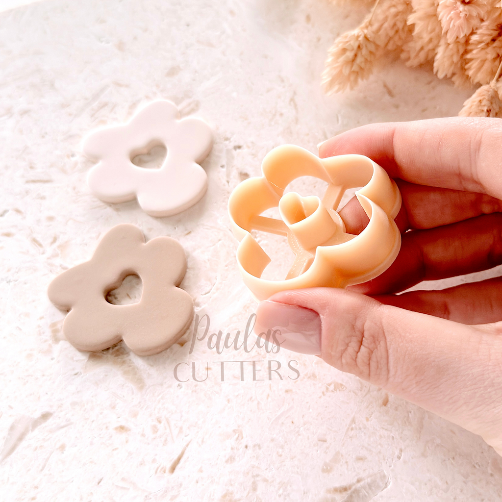 Polymer Clay Cutter, Geometric Shapes, Pattern Earring Cutter Tool, Clay Cutters for Jewelry Making, F-04