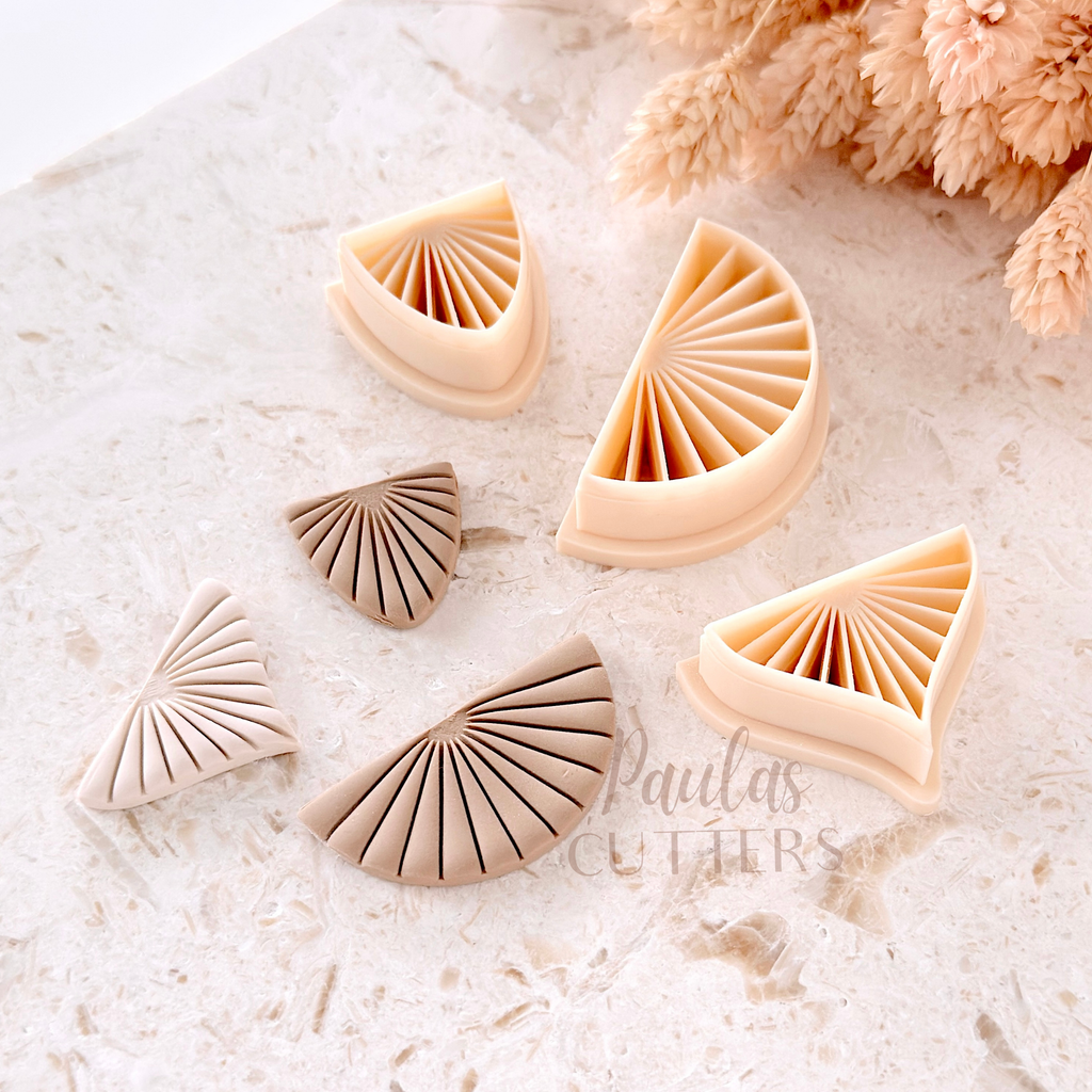 Polymer Clay Cutter, Floral Shapes, Pattern Earring Cutter Tool, Clay Cutters for Jewelry Making, F-02