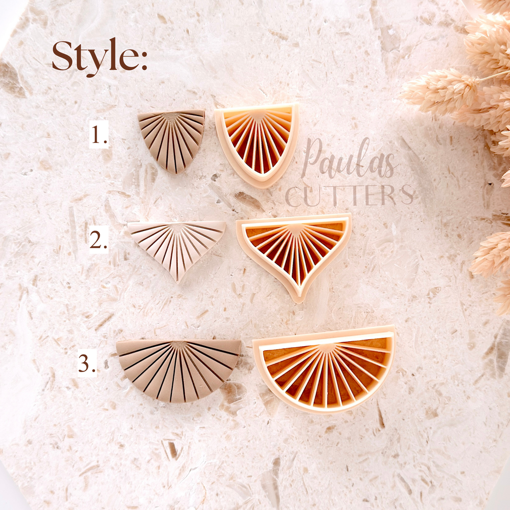 Polymer Clay Cutter, Floral Shapes, Pattern Earring Cutter Tool, Clay Cutters for Jewelry Making, F-02