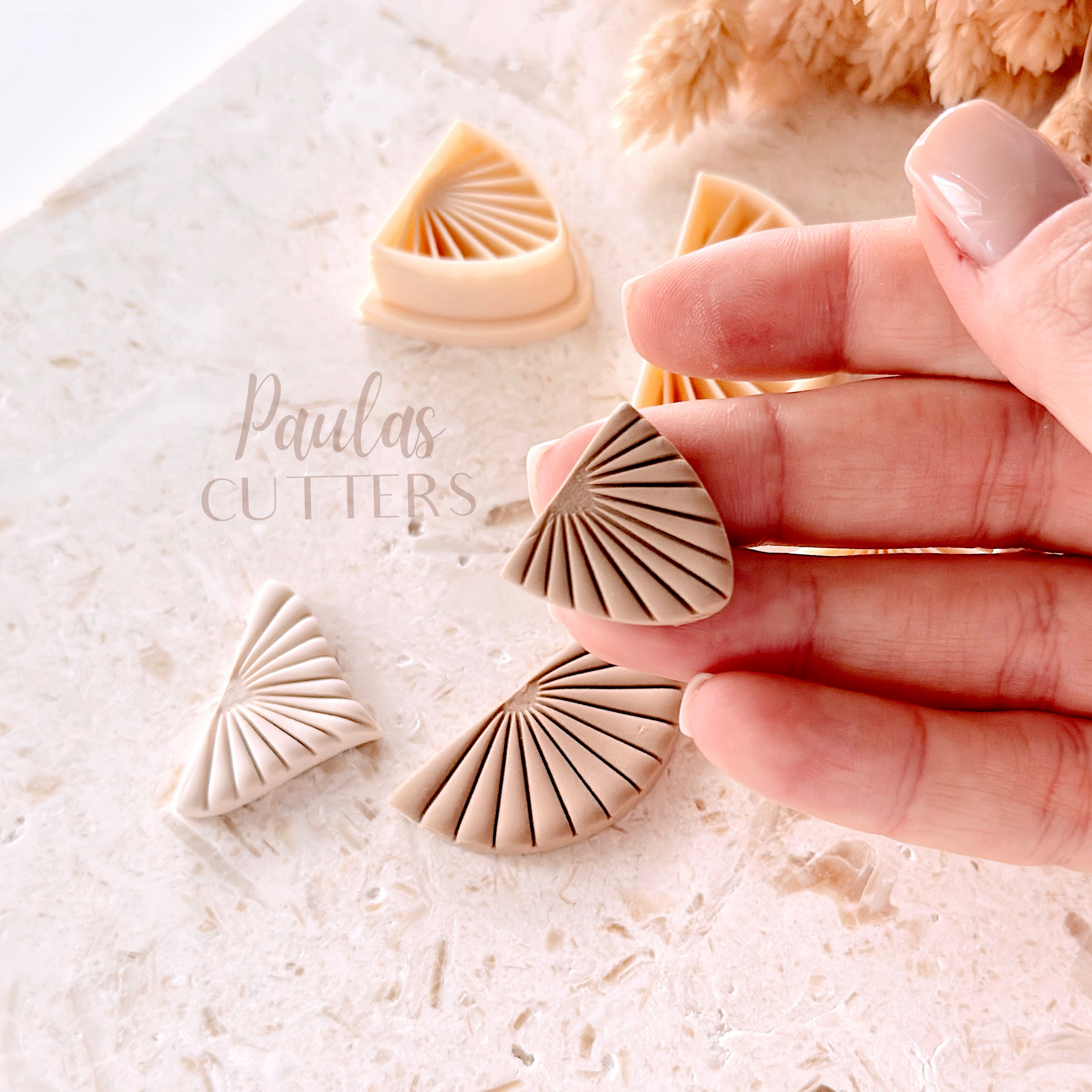 Polymer Clay Cutter, Floral Shapes, Pattern Earring Cutter Tool, Clay Cutters for Jewelry Making, F-02