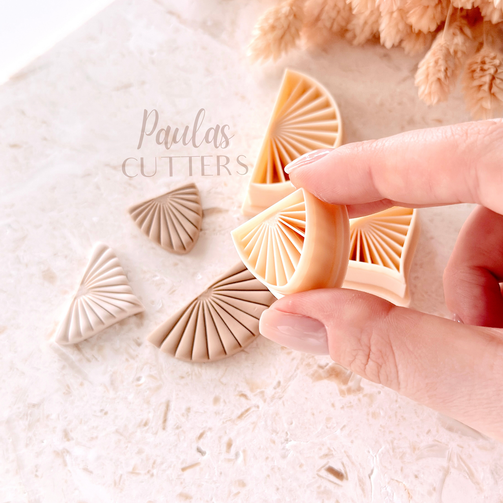 Polymer Clay Cutter, Floral Shapes, Pattern Earring Cutter Tool, Clay Cutters for Jewelry Making, F-02