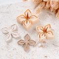 Polymer Clay Cutter, Flower Shapes, Earring Cutter Tool, Clay Cutters for Jewelry Making, F-28