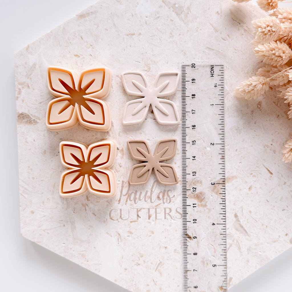 Polymer Clay Cutter, Flower Shapes, Earring Cutter Tool, Clay Cutters for Jewelry Making, F-28