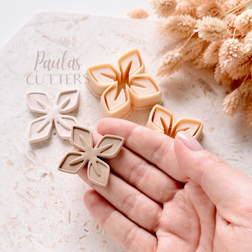 Polymer Clay Cutter, Flower Shapes, Earring Cutter Tool, Clay Cutters for Jewelry Making, F-28